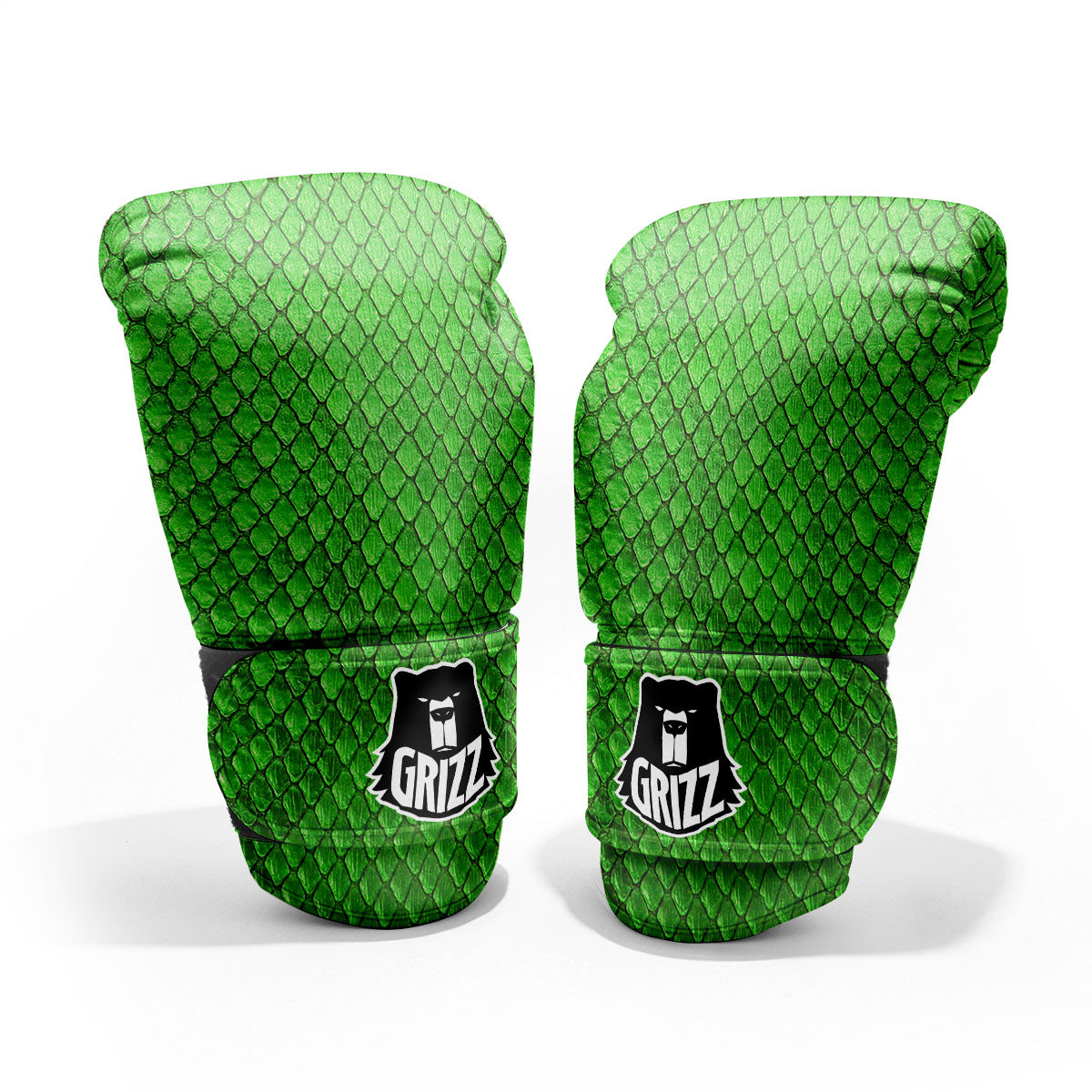 Snakeskin Python Green Print Pro Boxing Glove