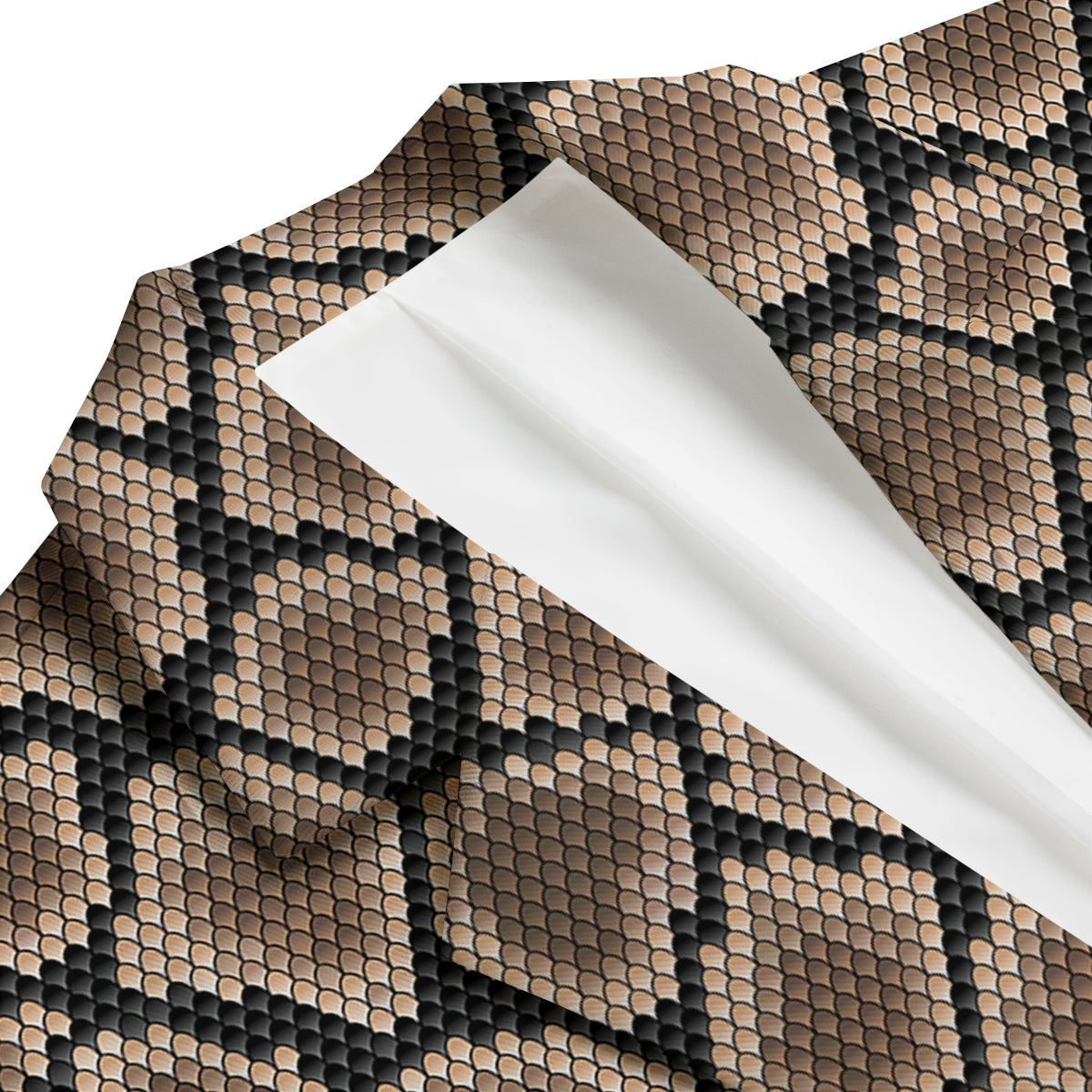 Snakeskin Python Skin Pattern Print Men's Blazer-grizzshop