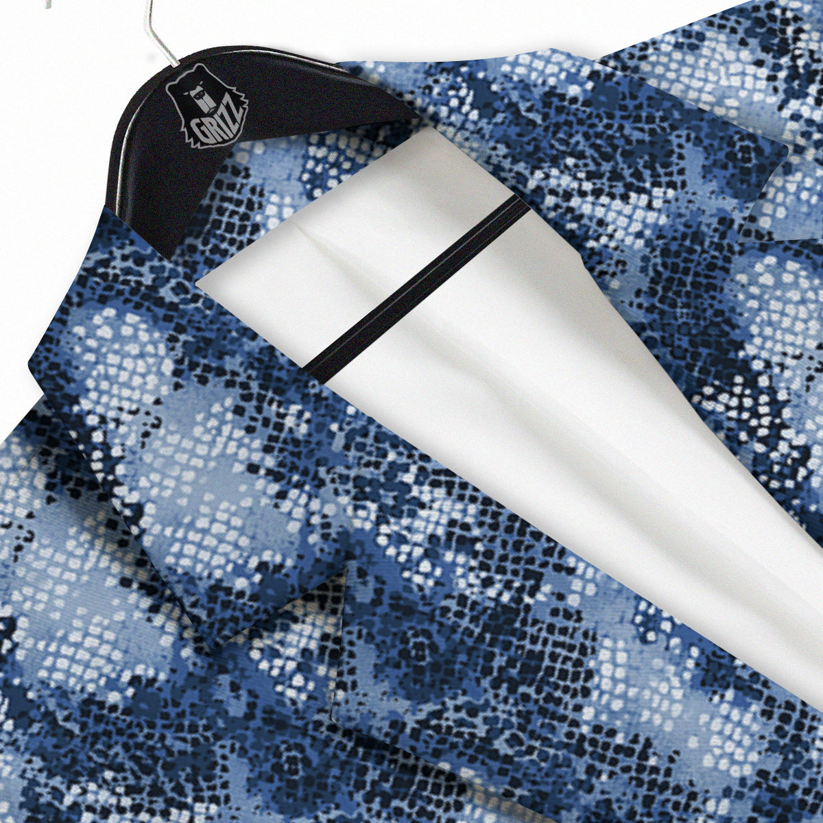 Snakeskin Watercolor Print Pattern Men's Sport Coat-grizzshop