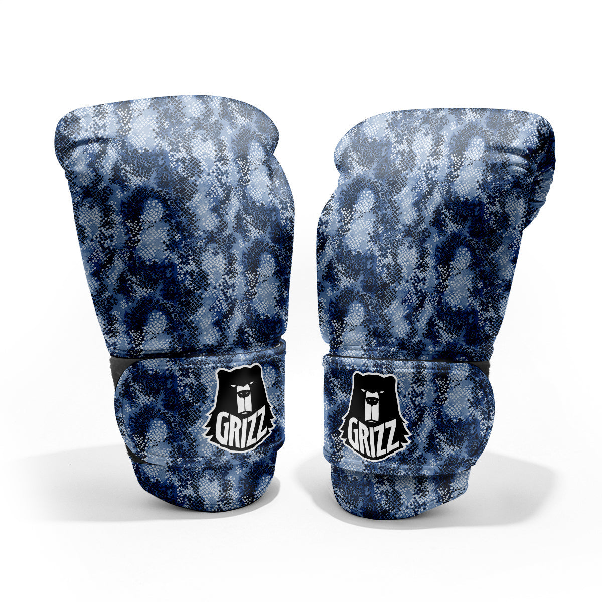 Snakeskin Watercolor Print Pattern Pro Boxing Glove
