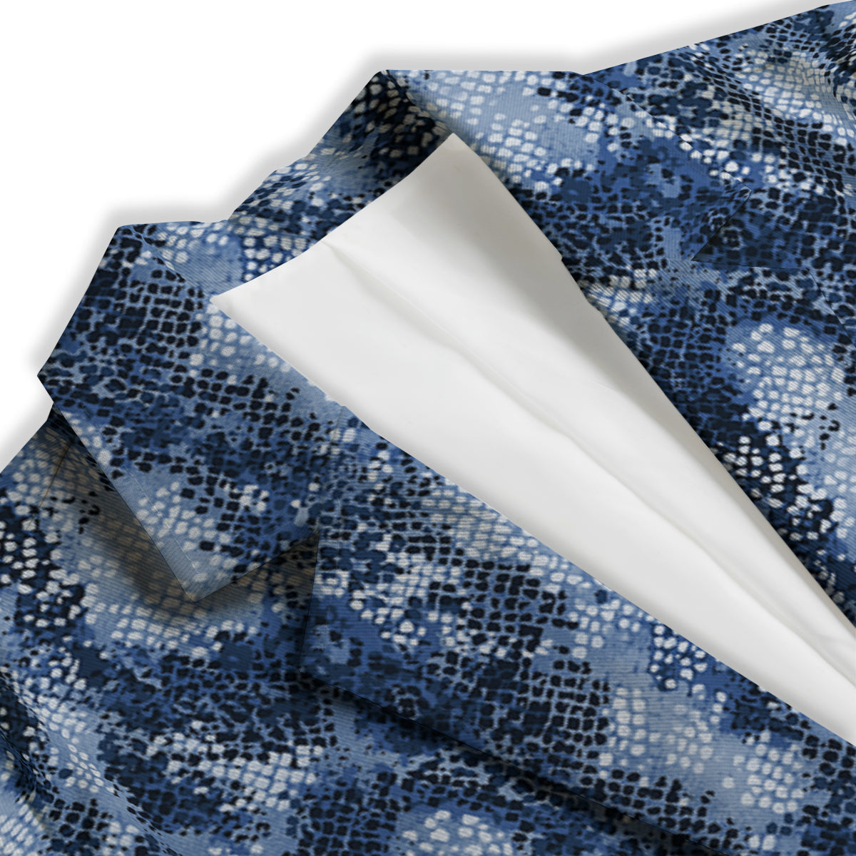 Snakeskin Watercolor Print Pattern Women's Blazer-grizzshop