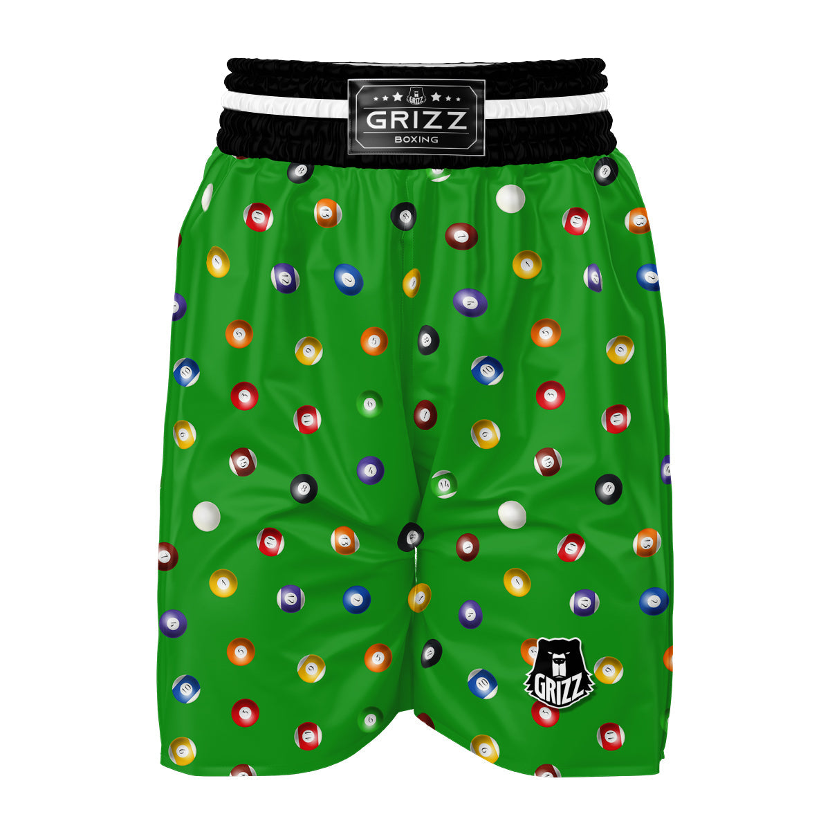 Snooker Ball Vintage Print Pattern Boxing Shorts-grizzshop