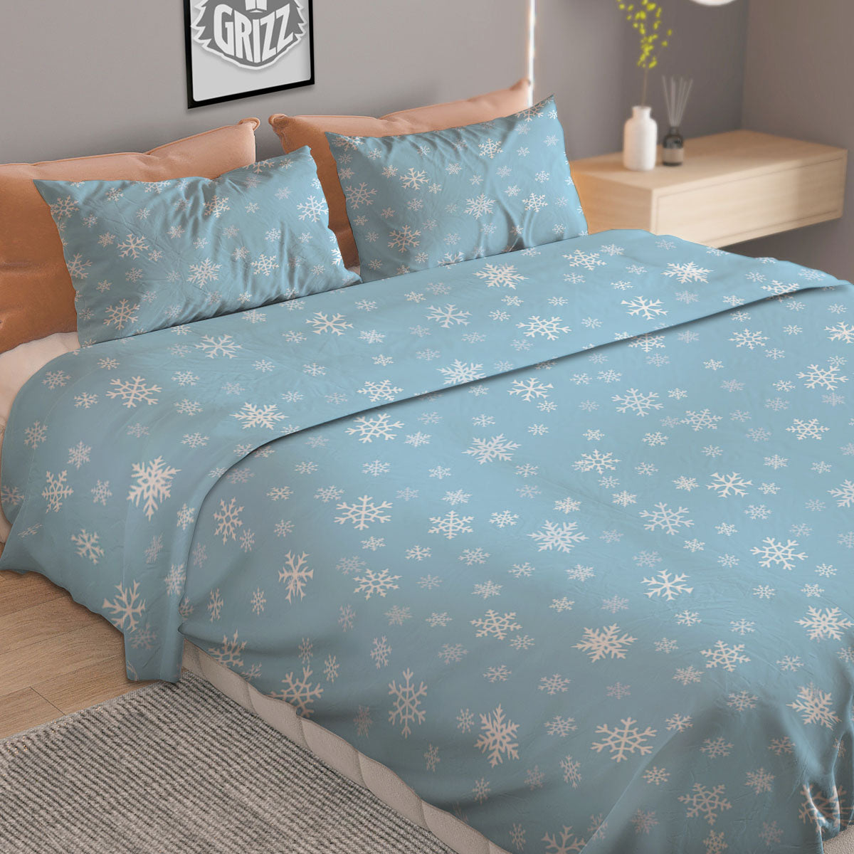Shark Cute Print Pattern Duvet Cover Bedding Set