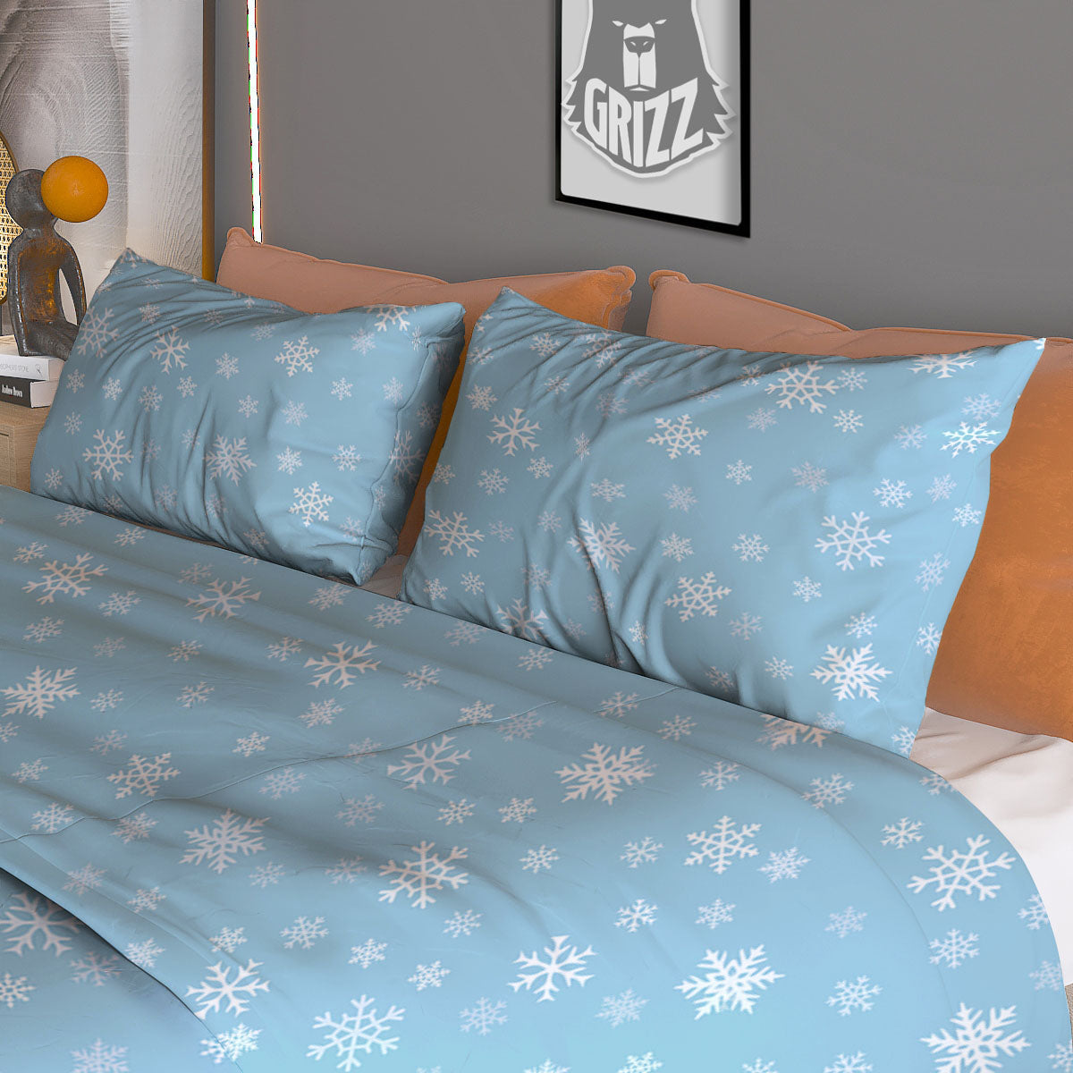 Shark Cute Print Pattern Duvet Cover Bedding Set