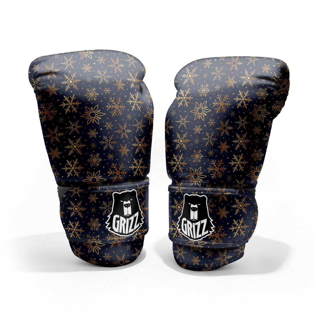 Snowflake Golden Print Pro Boxing Glove