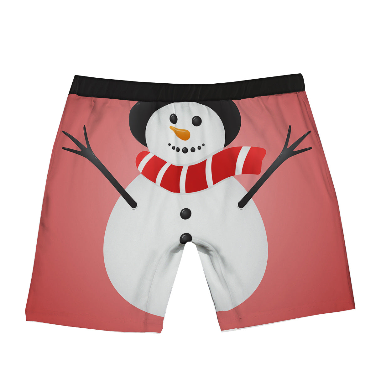 Snowman Cute Print Boxer Briefs-grizzshop