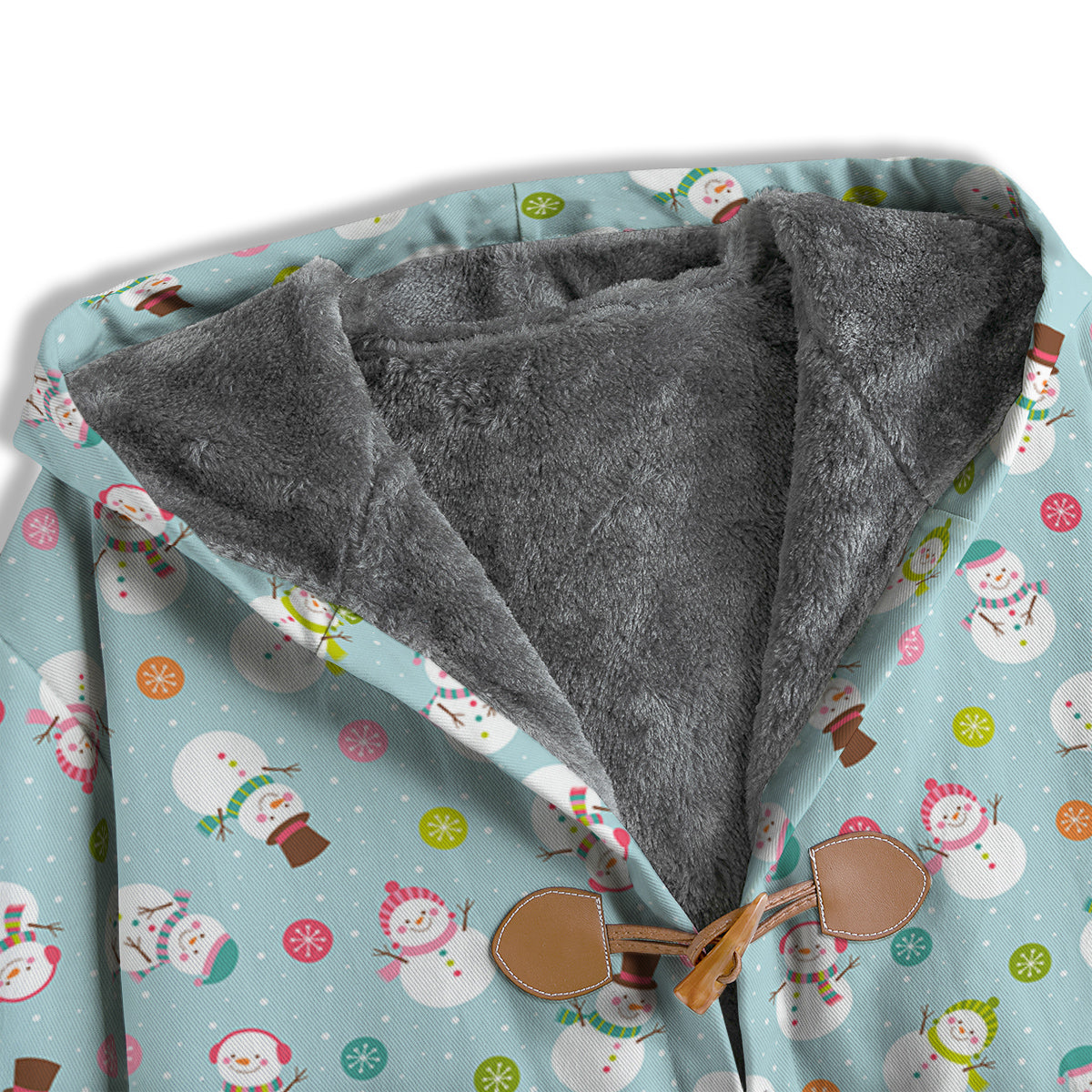 Snowman Cute Print Pattern Men's Windbreaker Jacket-grizzshop
