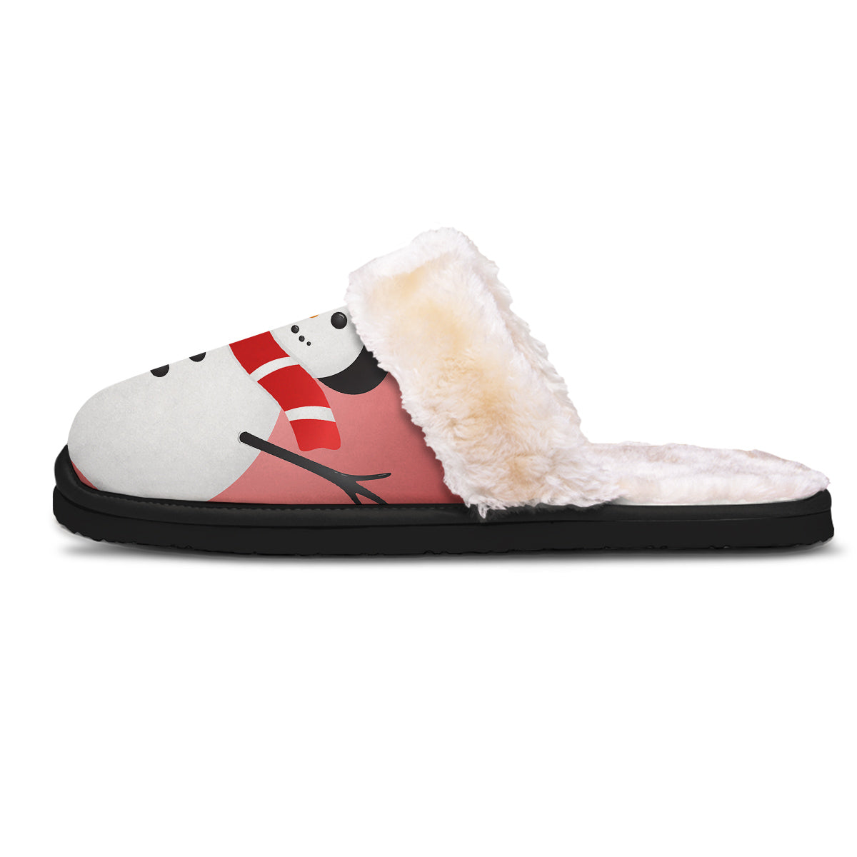 Snowman Cute Print Slippers-grizzshop