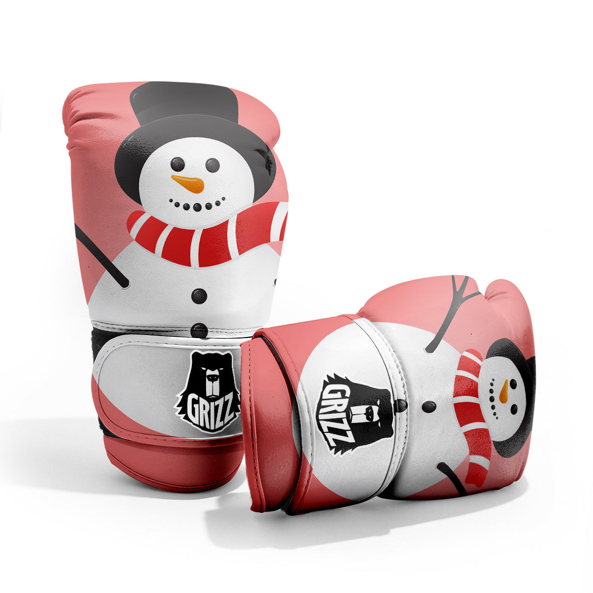 Snowman Cute Print Pro Boxing Glove