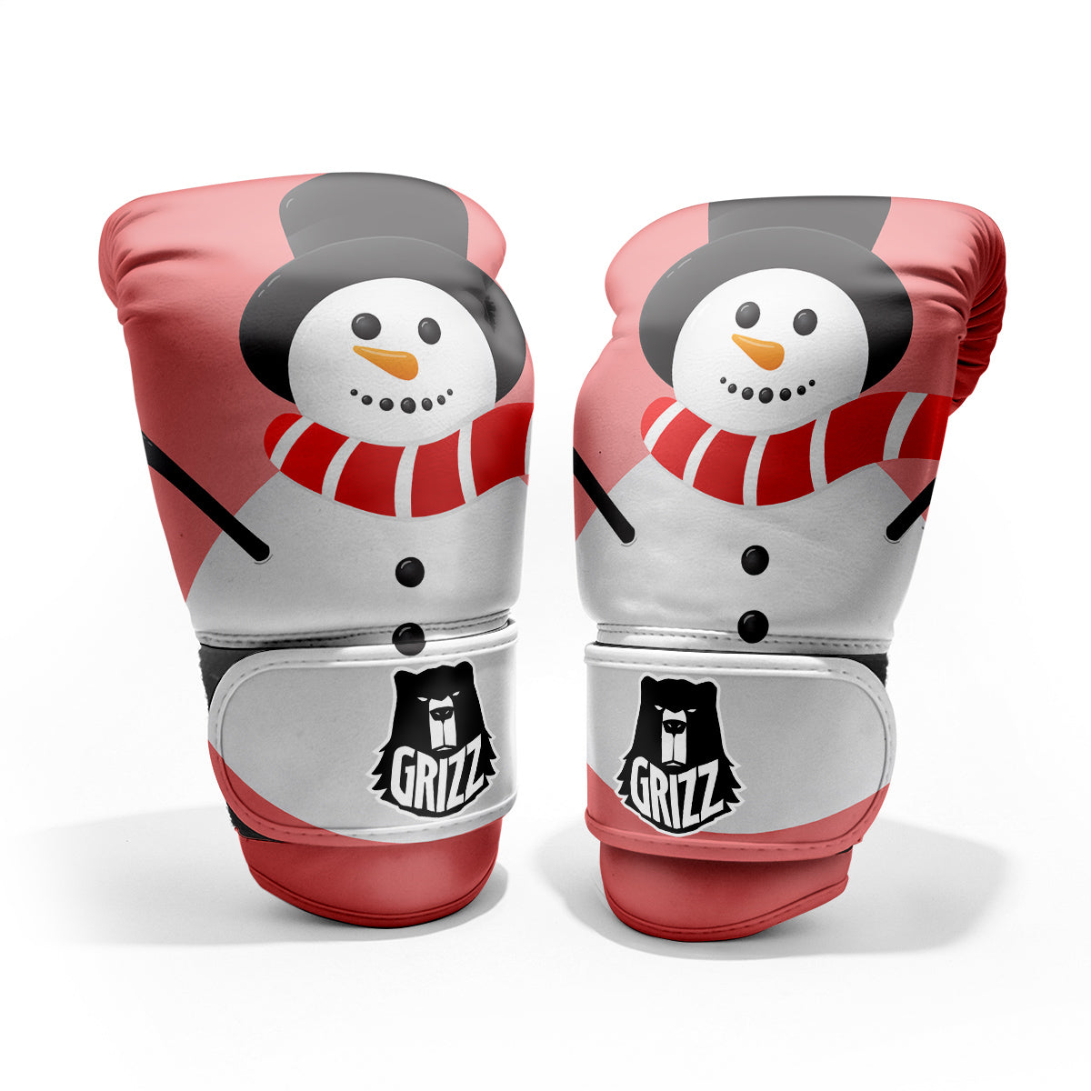 Snowman Cute Print Pro Boxing Glove