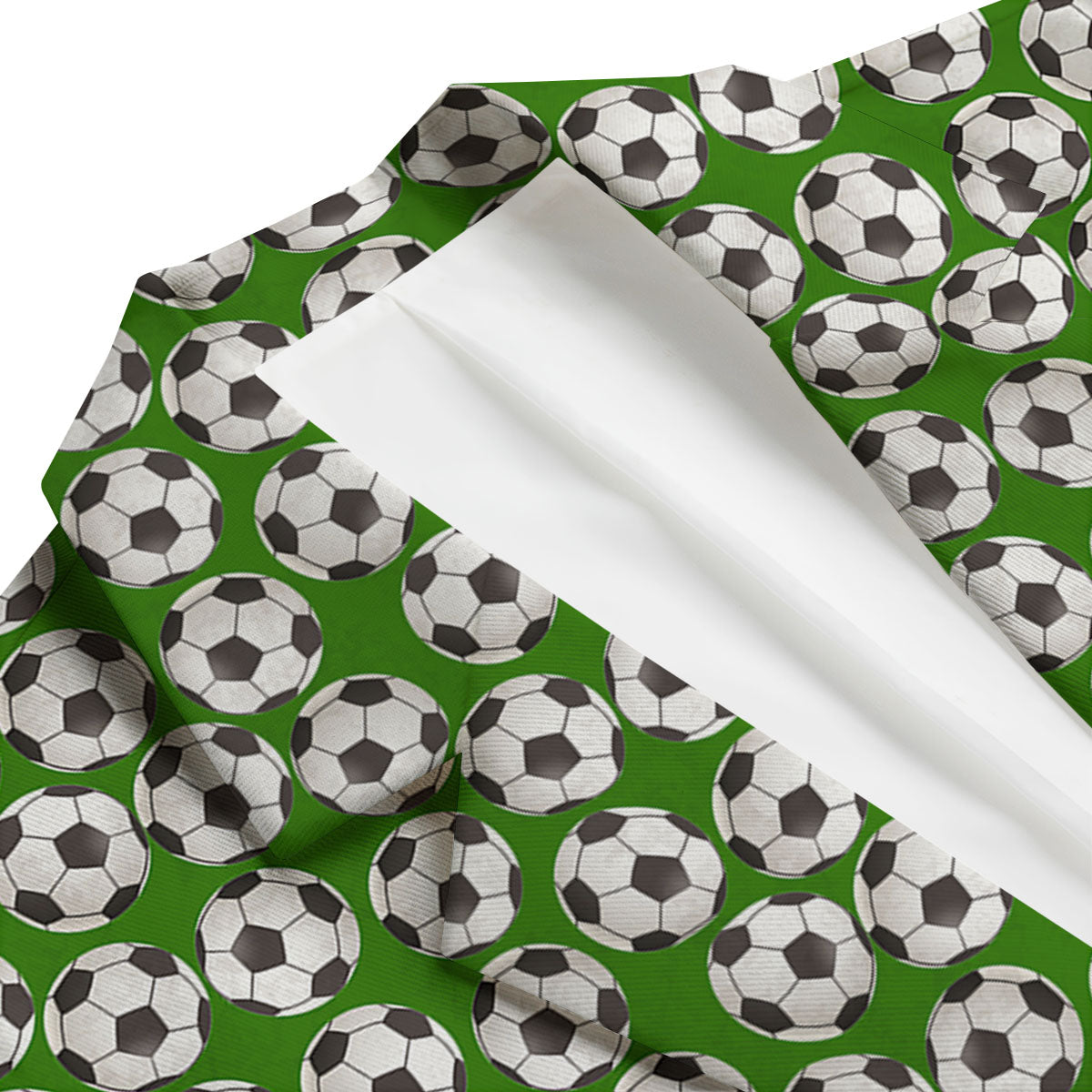 Soccer Ball Green Print Pattern Men's Blazer-grizzshop