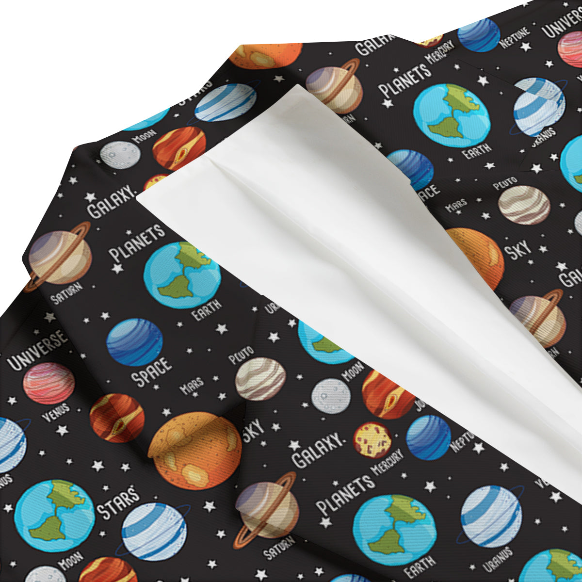 Solar System Print Pattern Men's Blazer-grizzshop