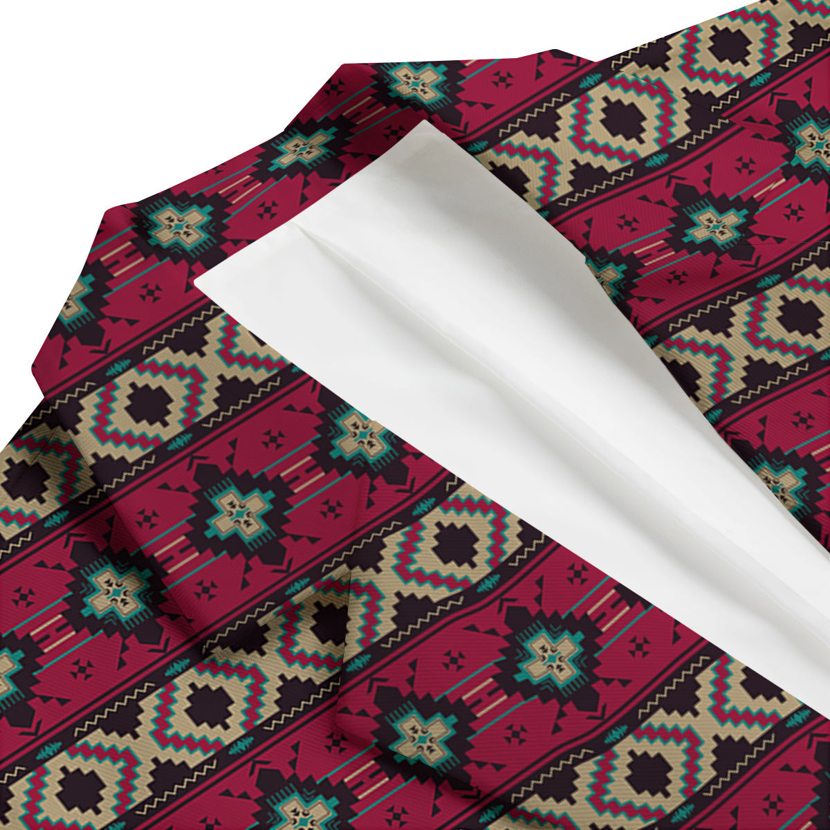 Southwest Navajo Aztec Geometric Print Pattern Men's Blazer-grizzshop