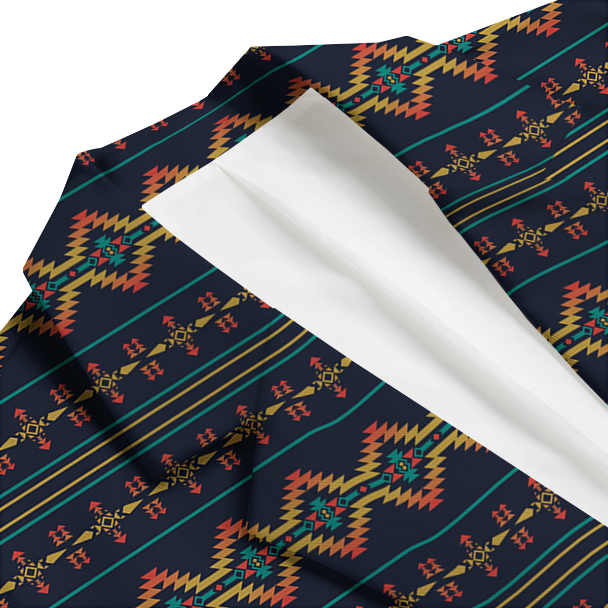 Southwest Navajo Geometric Print Pattern Men's Blazer-grizzshop