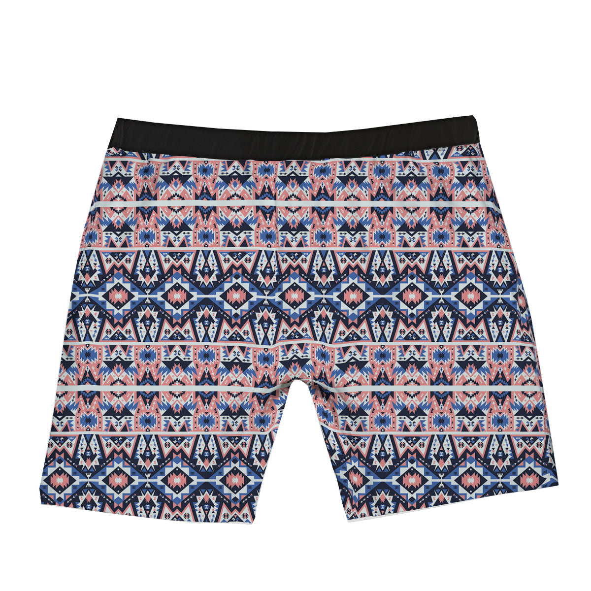 Southwestern Blue And Pink Print Pattern Boxer Briefs-grizzshop