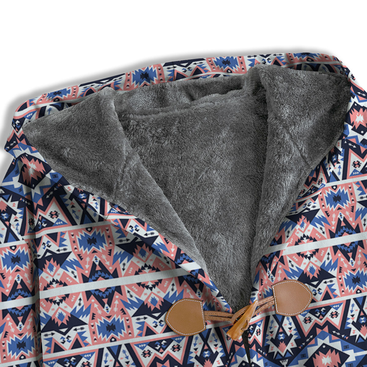 Southwestern Blue And Pink Print Pattern Men's Windbreaker Jacket-grizzshop