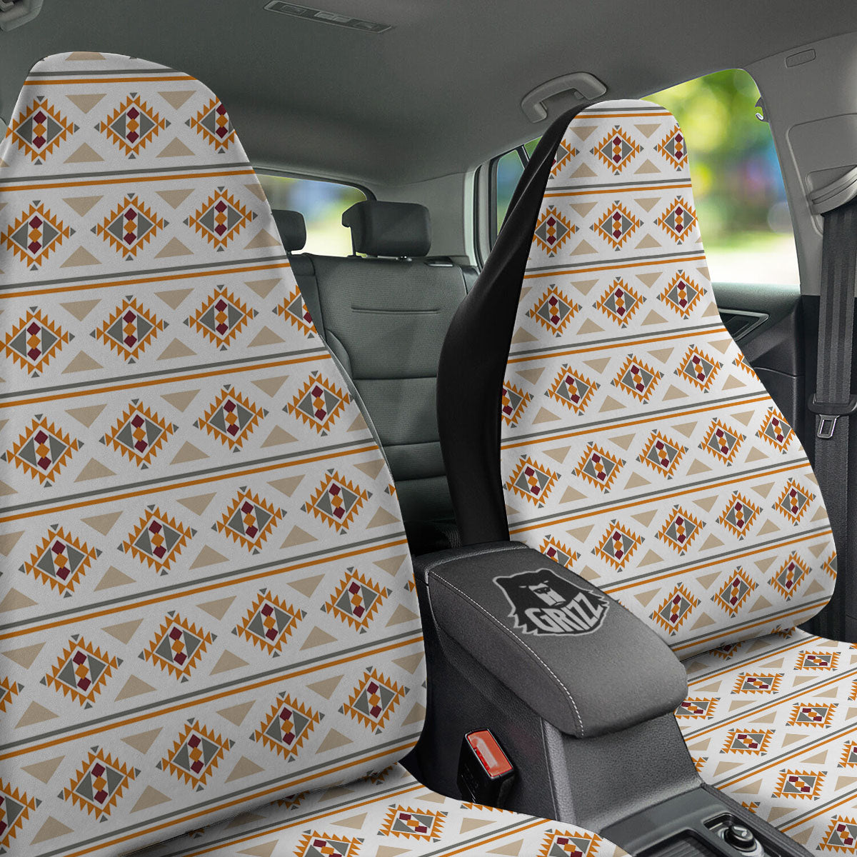 Southwestern Native Print Pattern Car Seat Covers-grizzshop