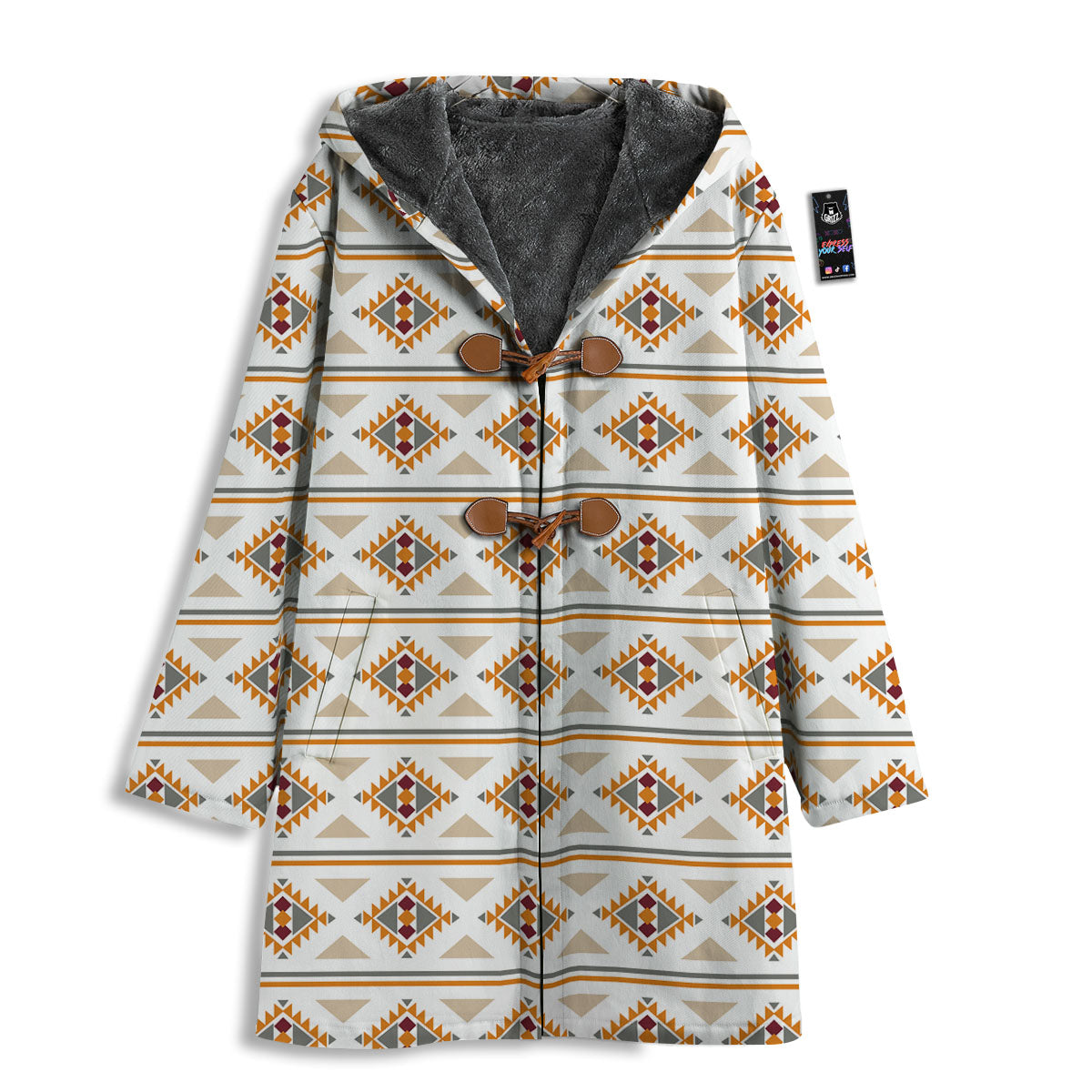 Southwestern Native Print Pattern Men's Windbreaker Jacket-grizzshop