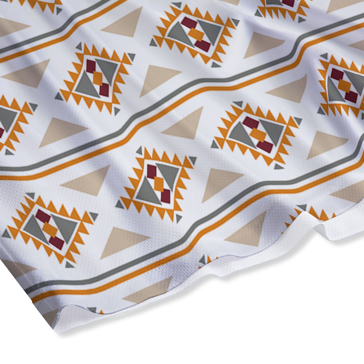 Southwestern Native Print Pattern Mesh Shorts