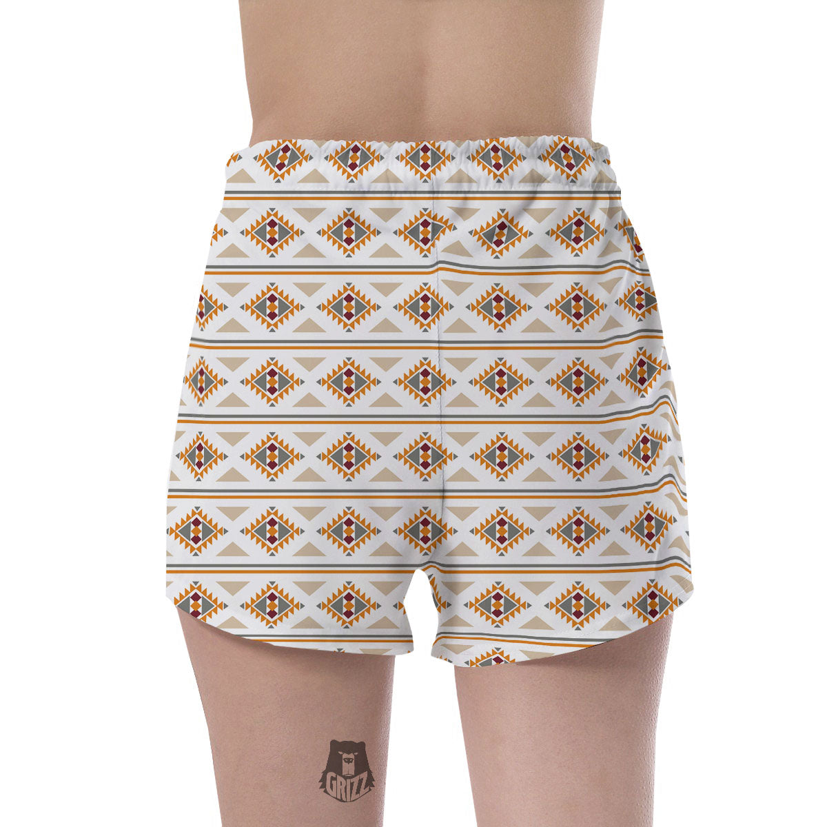 Southwestern Native Print Pattern Women's Shorts-grizzshop