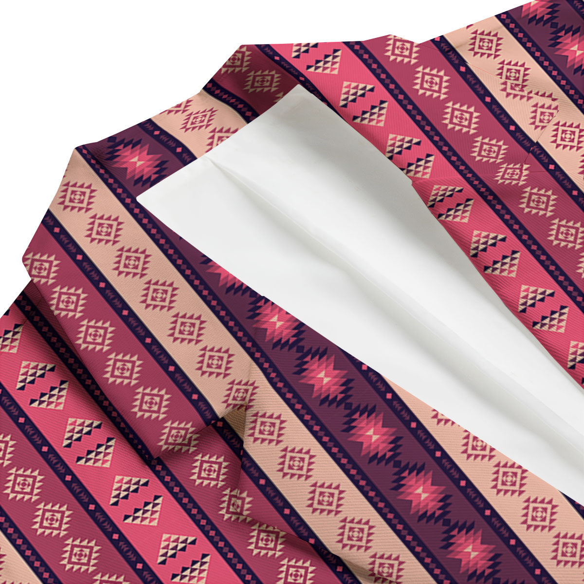 Southwestern Purple And Pink Print Pattern Men's Blazer-grizzshop