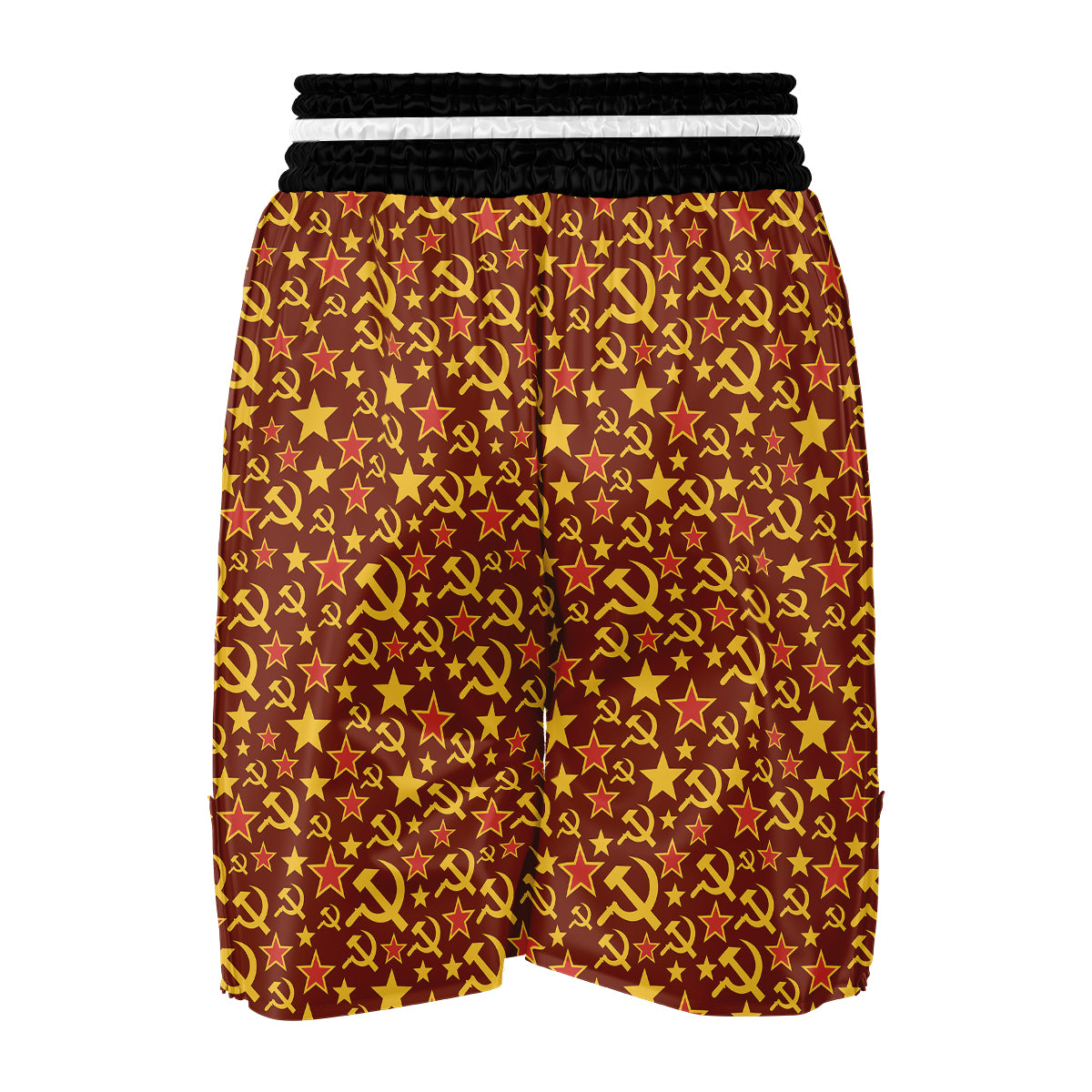 Soviet Symbol Print Pattern Boxing Shorts-grizzshop