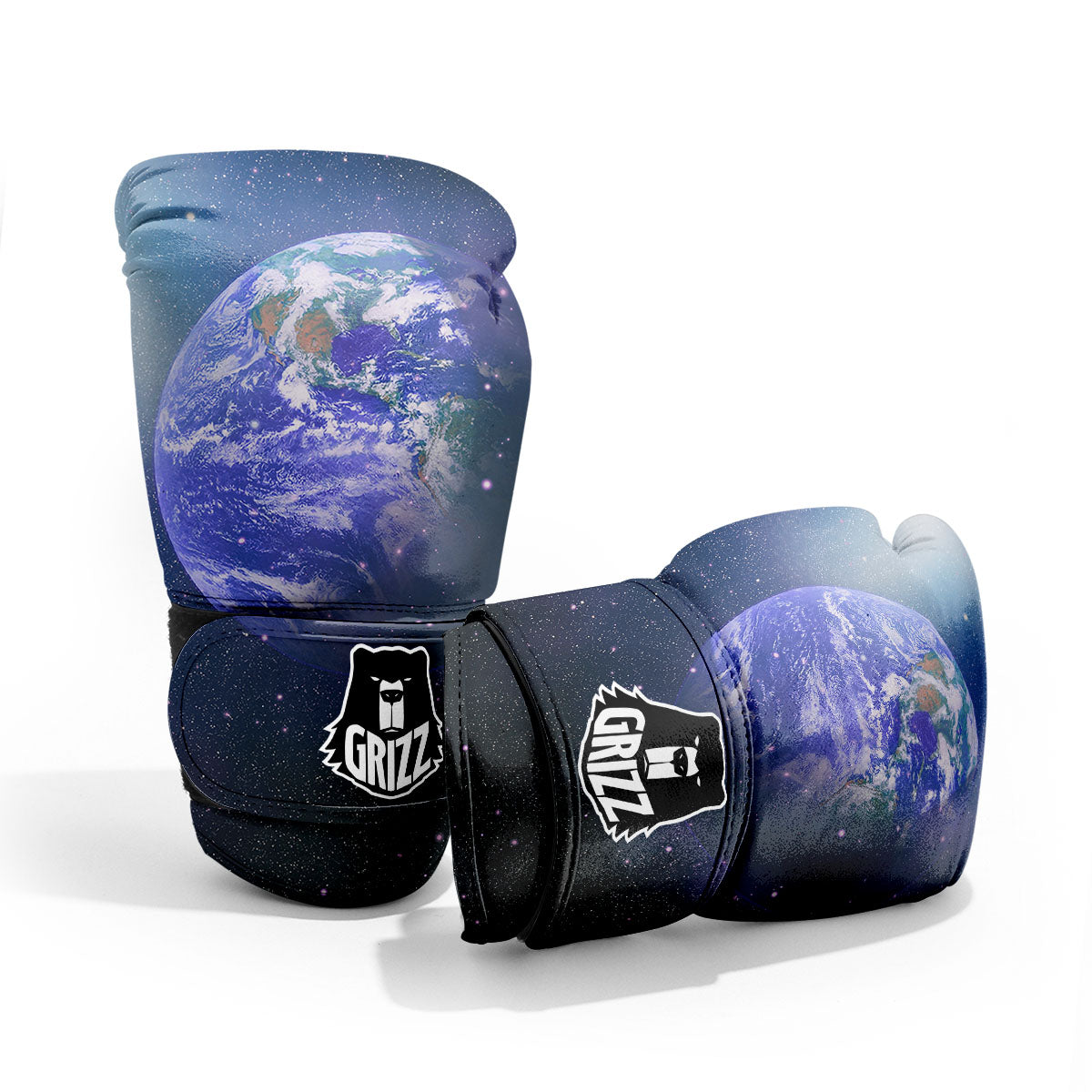 Space And Earth Print Pro Boxing Glove