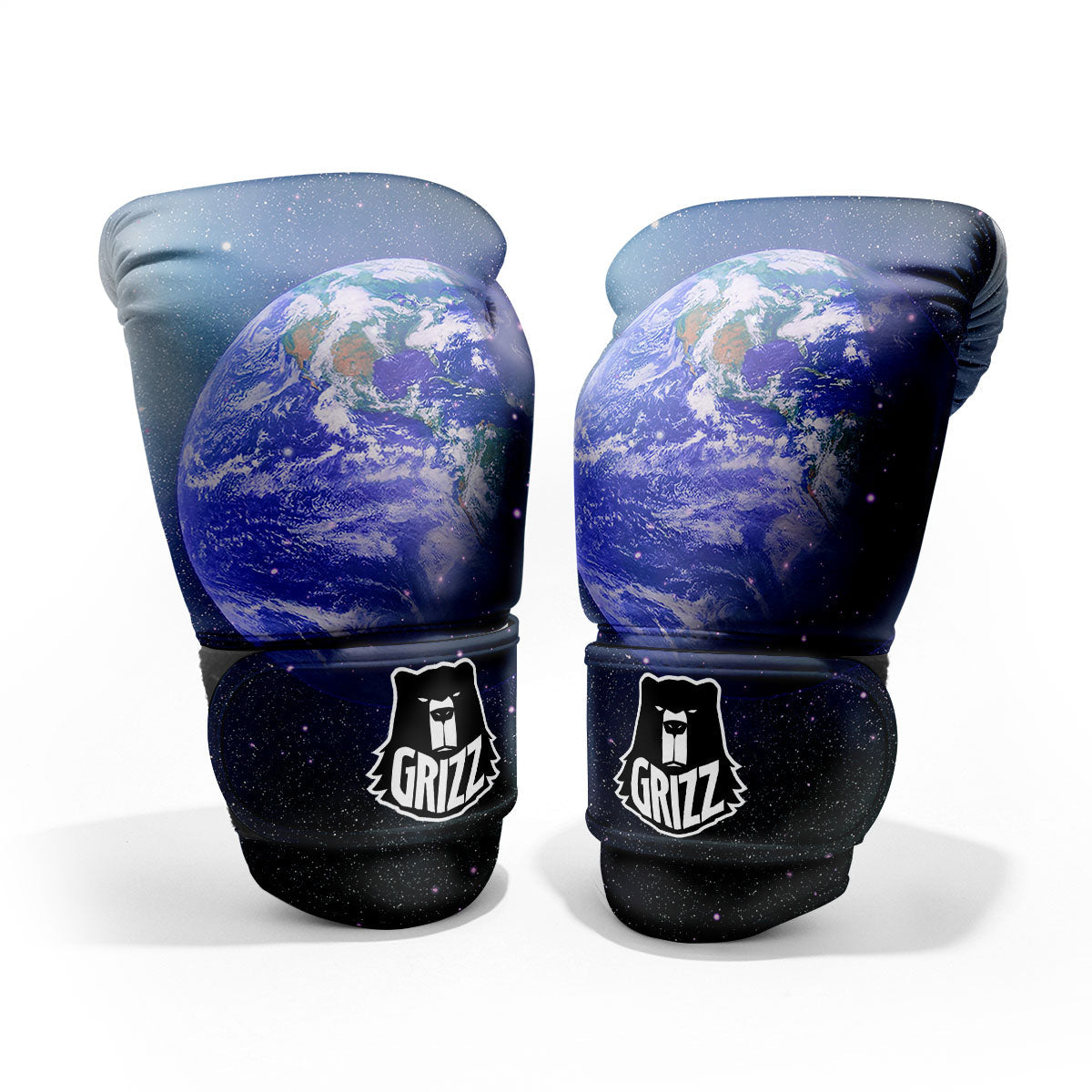 Space And Earth Print Pro Boxing Glove