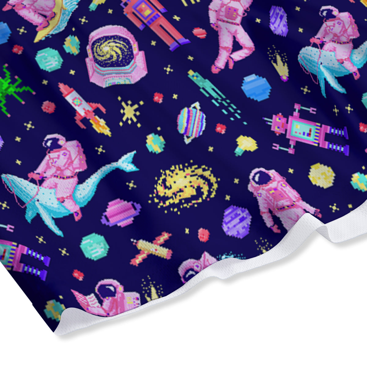 Symbol Eye Of Horus Pattern Mesh Shorts