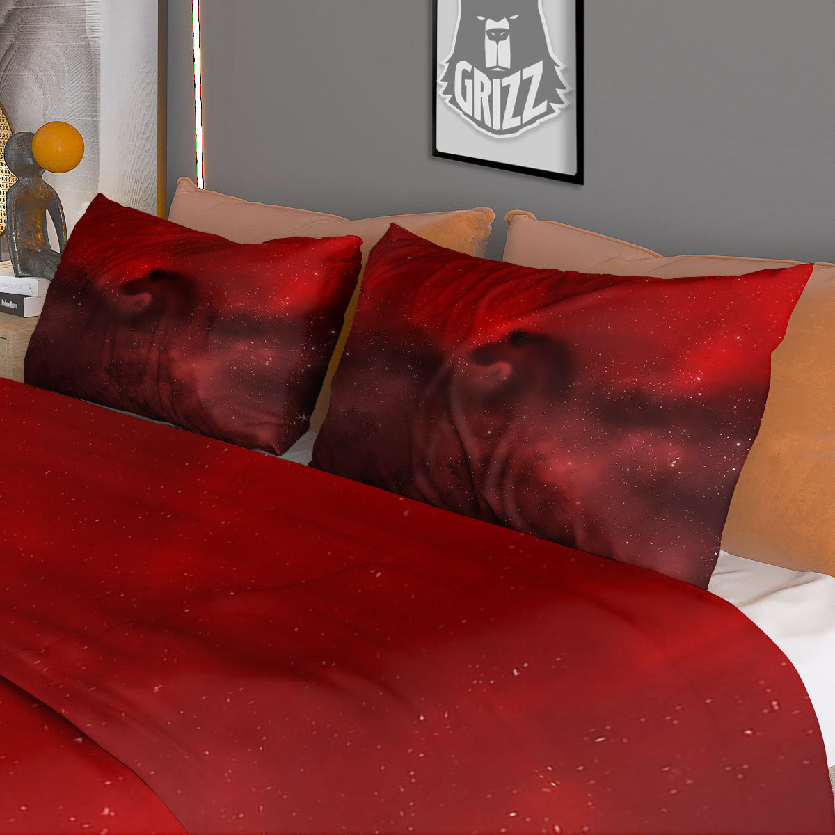 Steampunk Gears Print Pattern Duvet Cover Bedding Set
