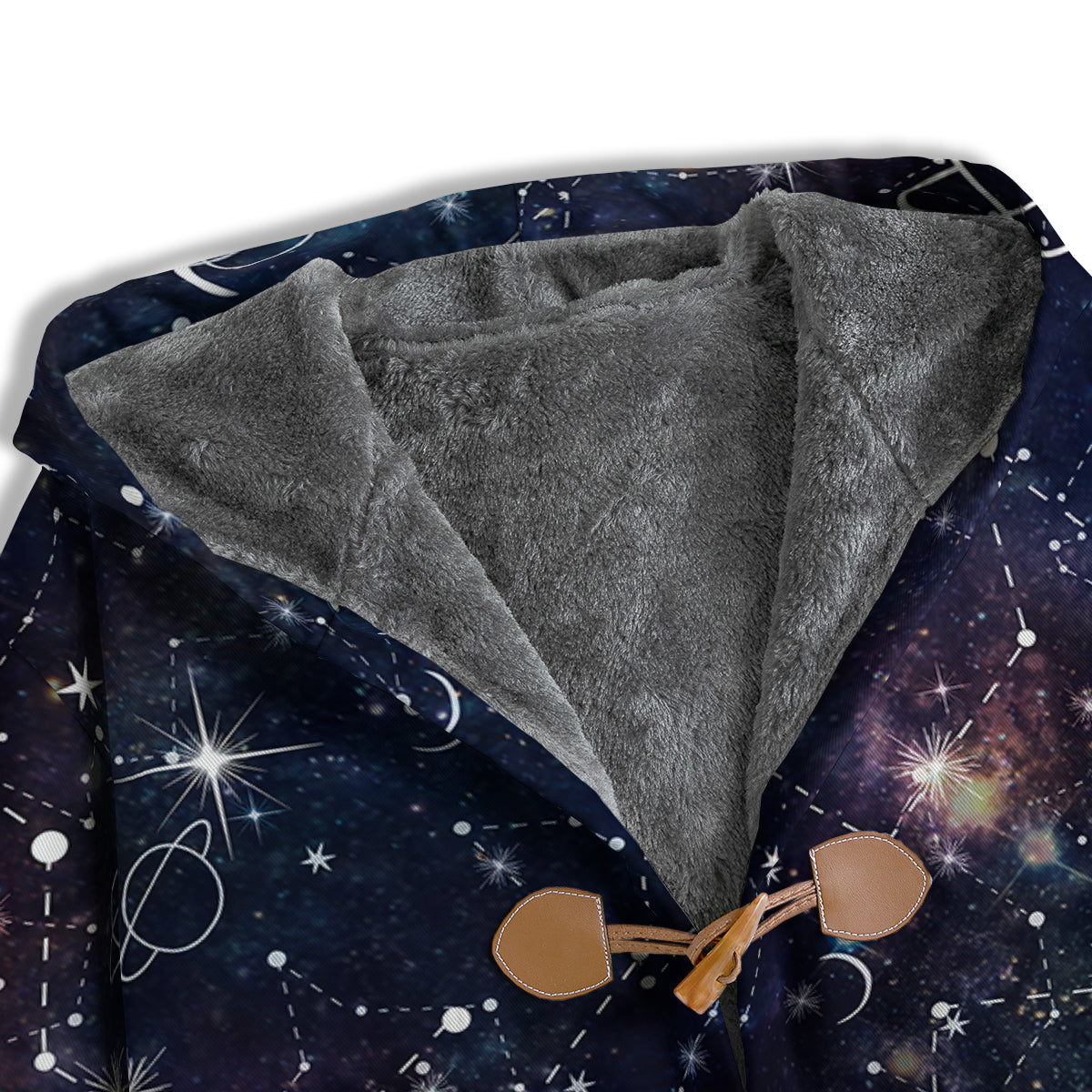 Space Constellation Galaxy Print Men's Windbreaker Jacket-grizzshop