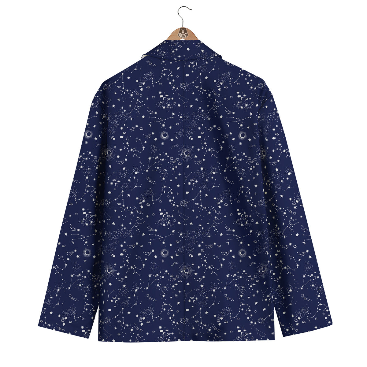 Space Constellation Print Pattern Men's Blazer-grizzshop