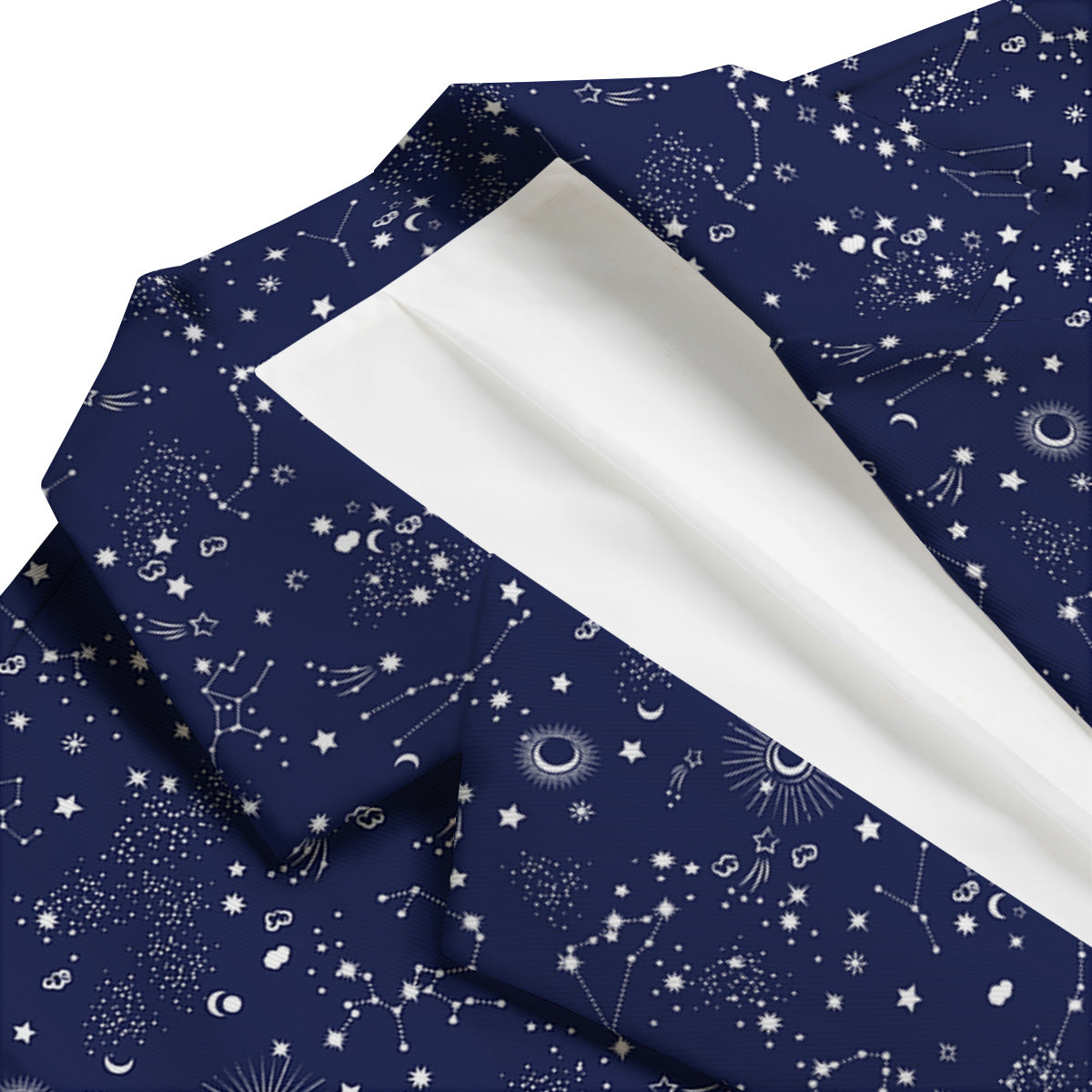 Space Constellation Print Pattern Men's Blazer-grizzshop