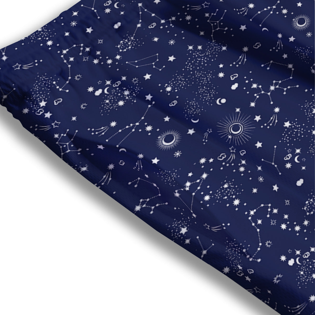 Space Constellation Print Pattern Mesh Shorts-grizzshop