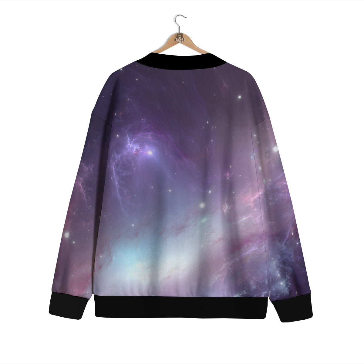 Space Cosmic Print Cardigan-grizzshop