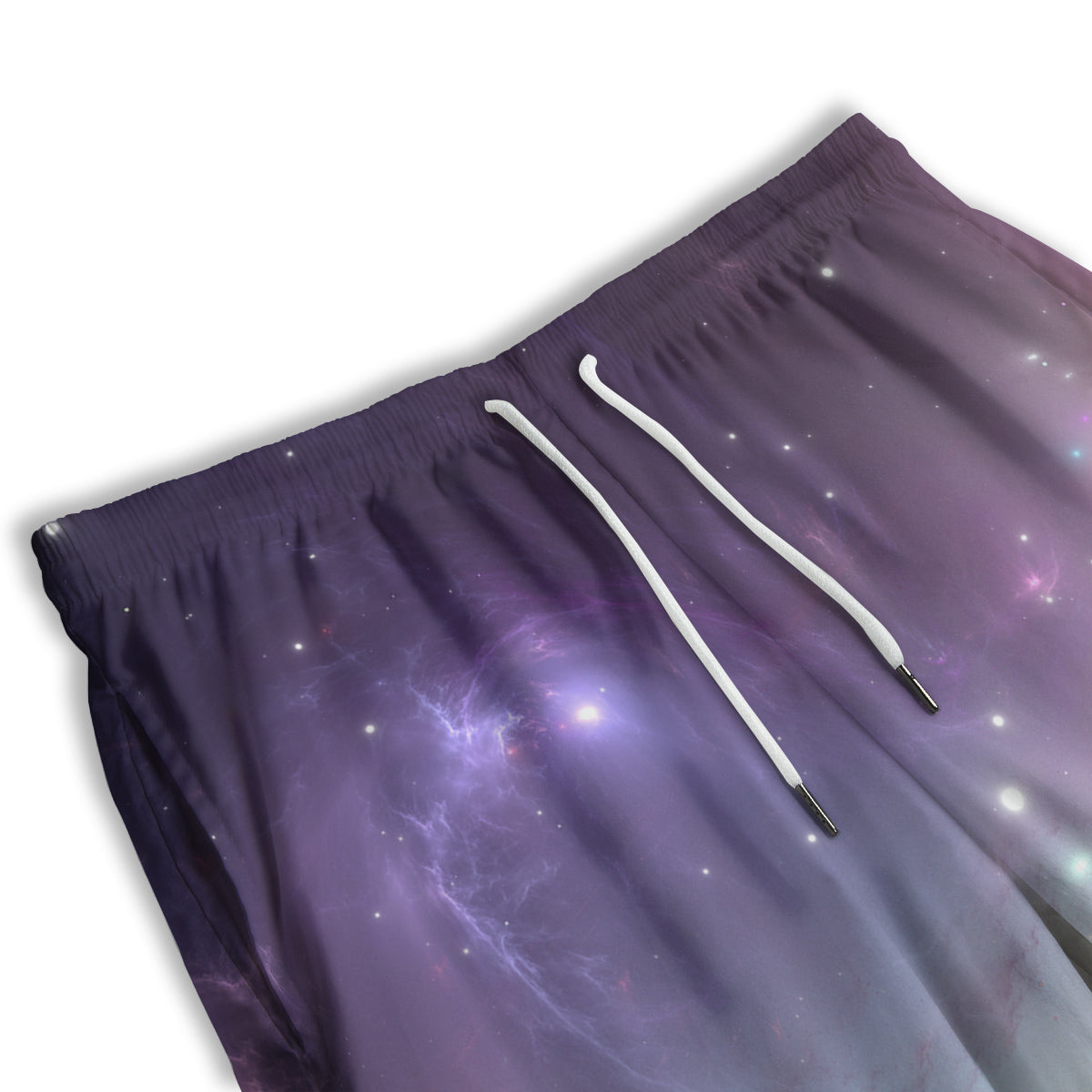 Space Cosmic Print Men's Athletic Shorts
