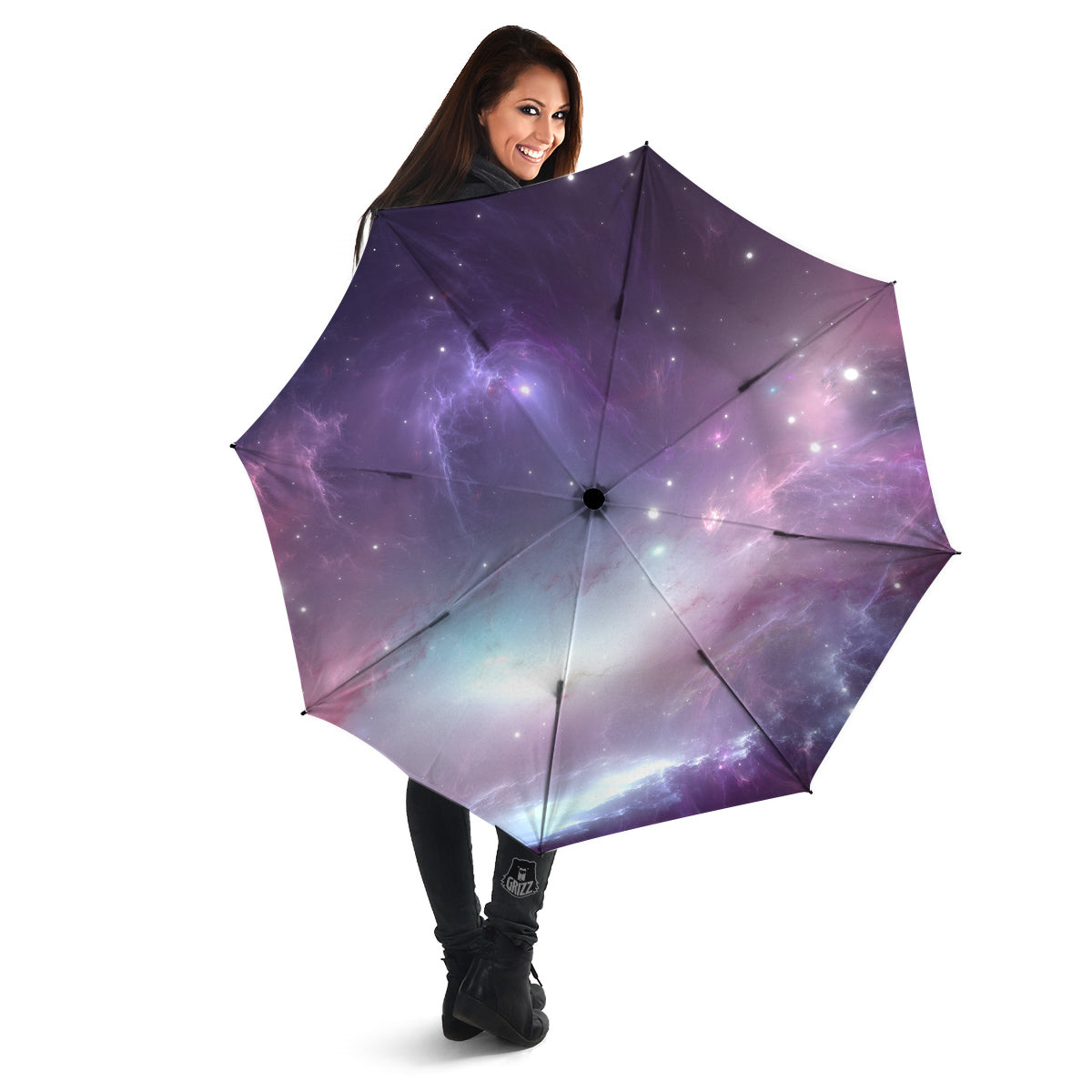 Space Cosmic Print Umbrella-grizzshop