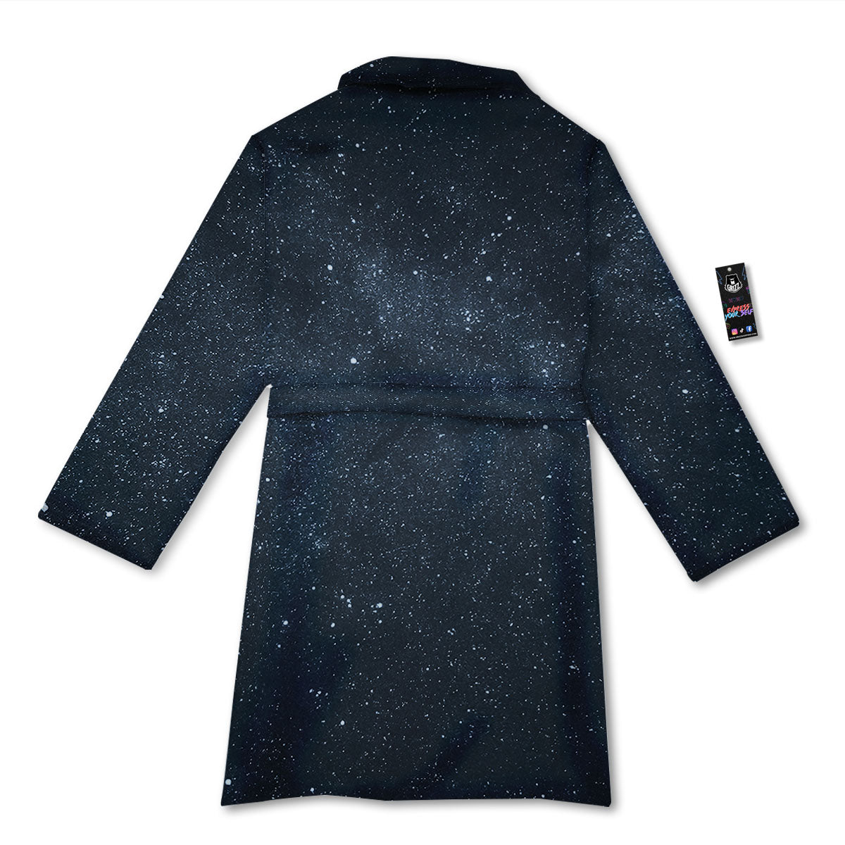Space Dark Print Bathrobe-grizzshop
