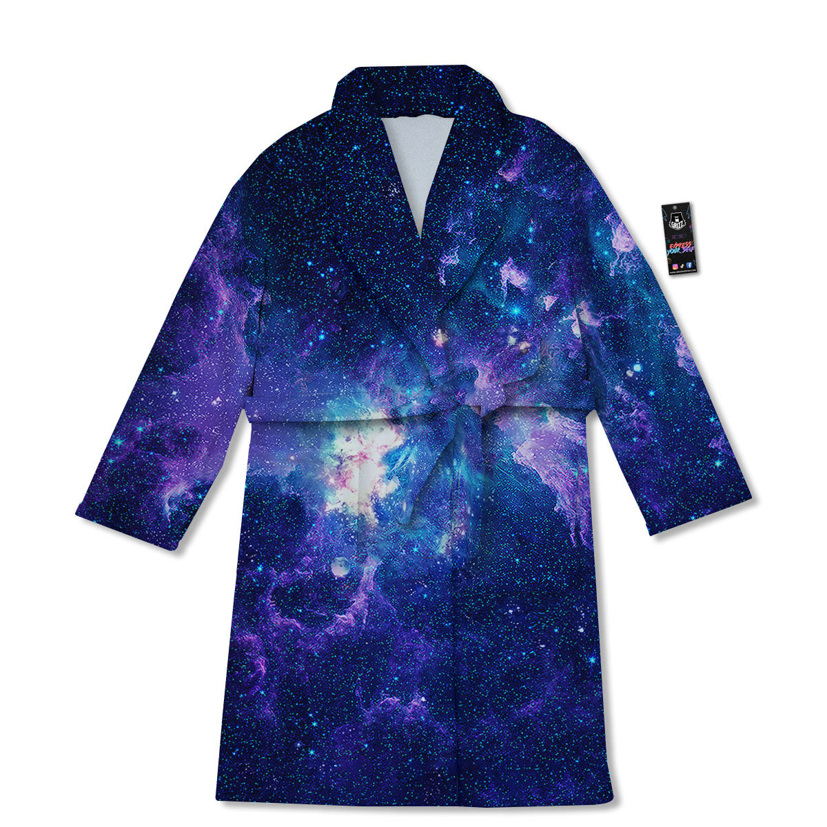 Space Deep Print Bathrobe-grizzshop