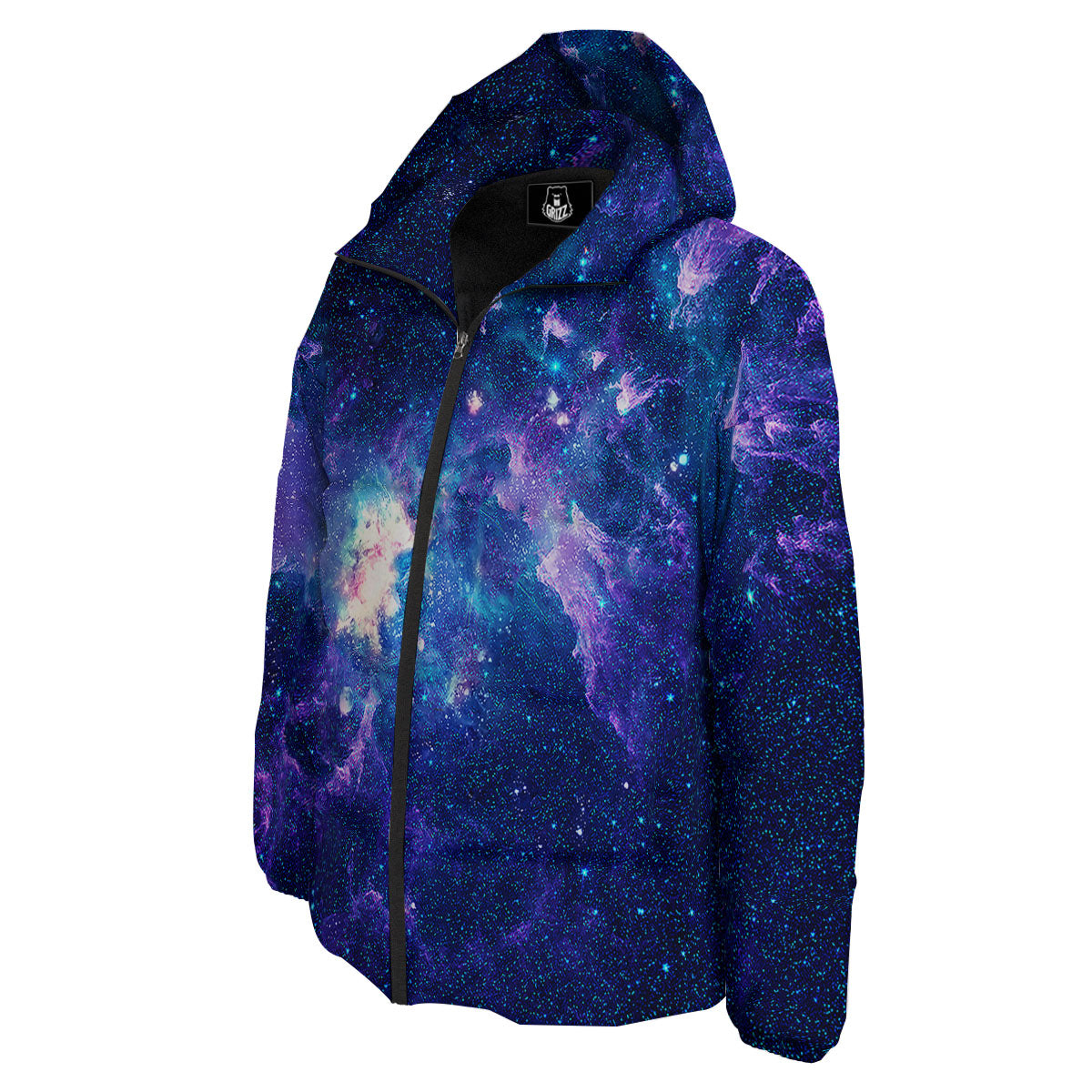 Space Deep Print Down Jacket-grizzshop