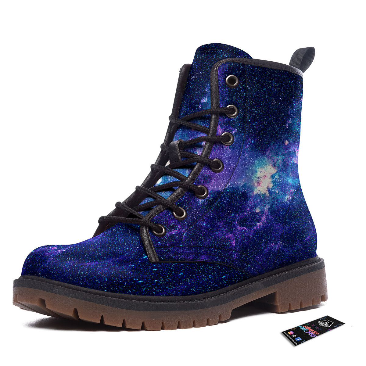 Space Deep Print Work Boots-grizzshop