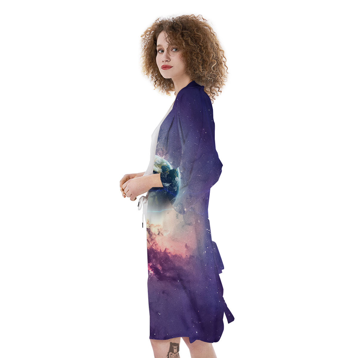 Space Endless Print Kimono-grizzshop