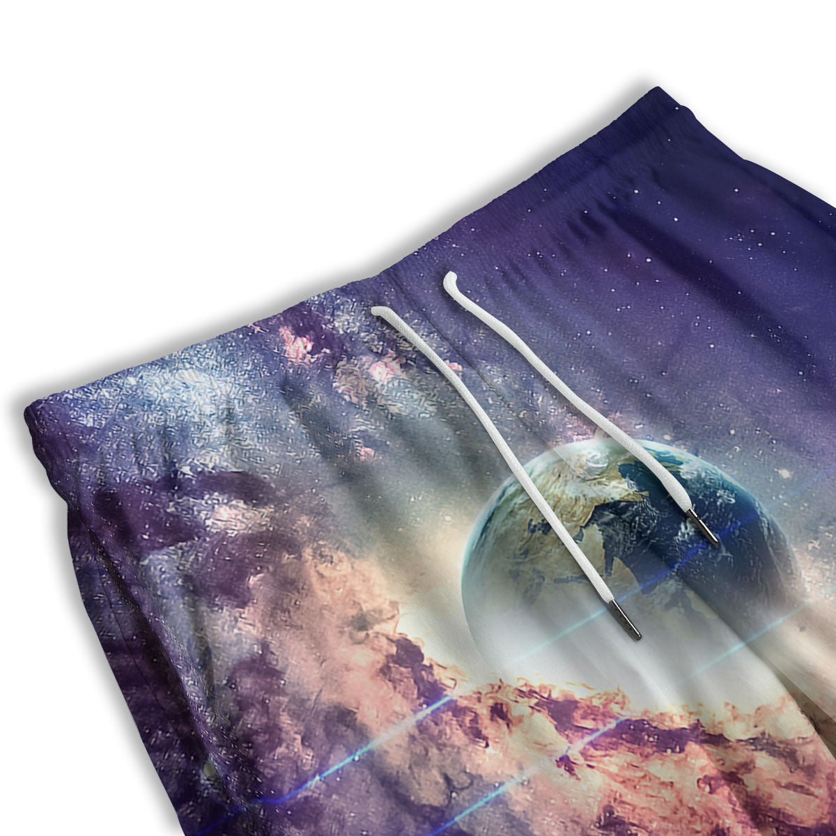 String Lights LED Christmas Print Men's Athletic Shorts