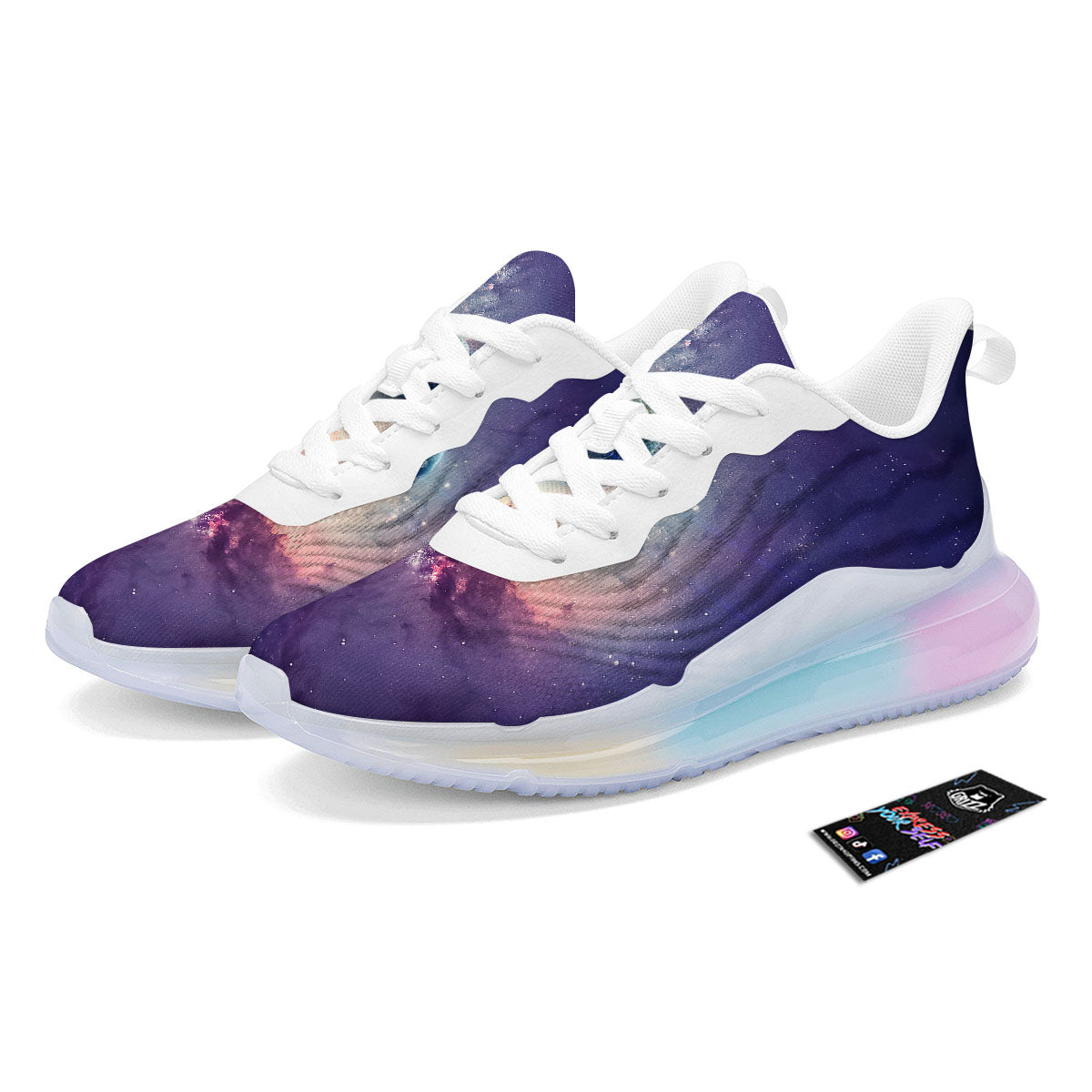 Space Endless Print Running Sneakers-grizzshop