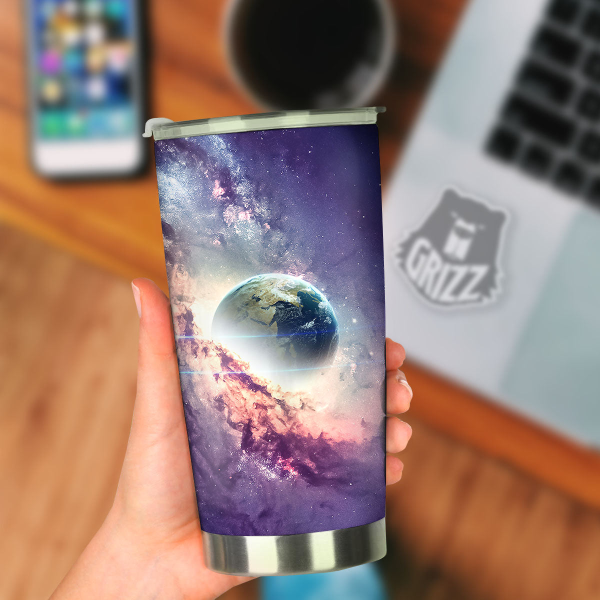 Space Endless Print Tumbler-grizzshop
