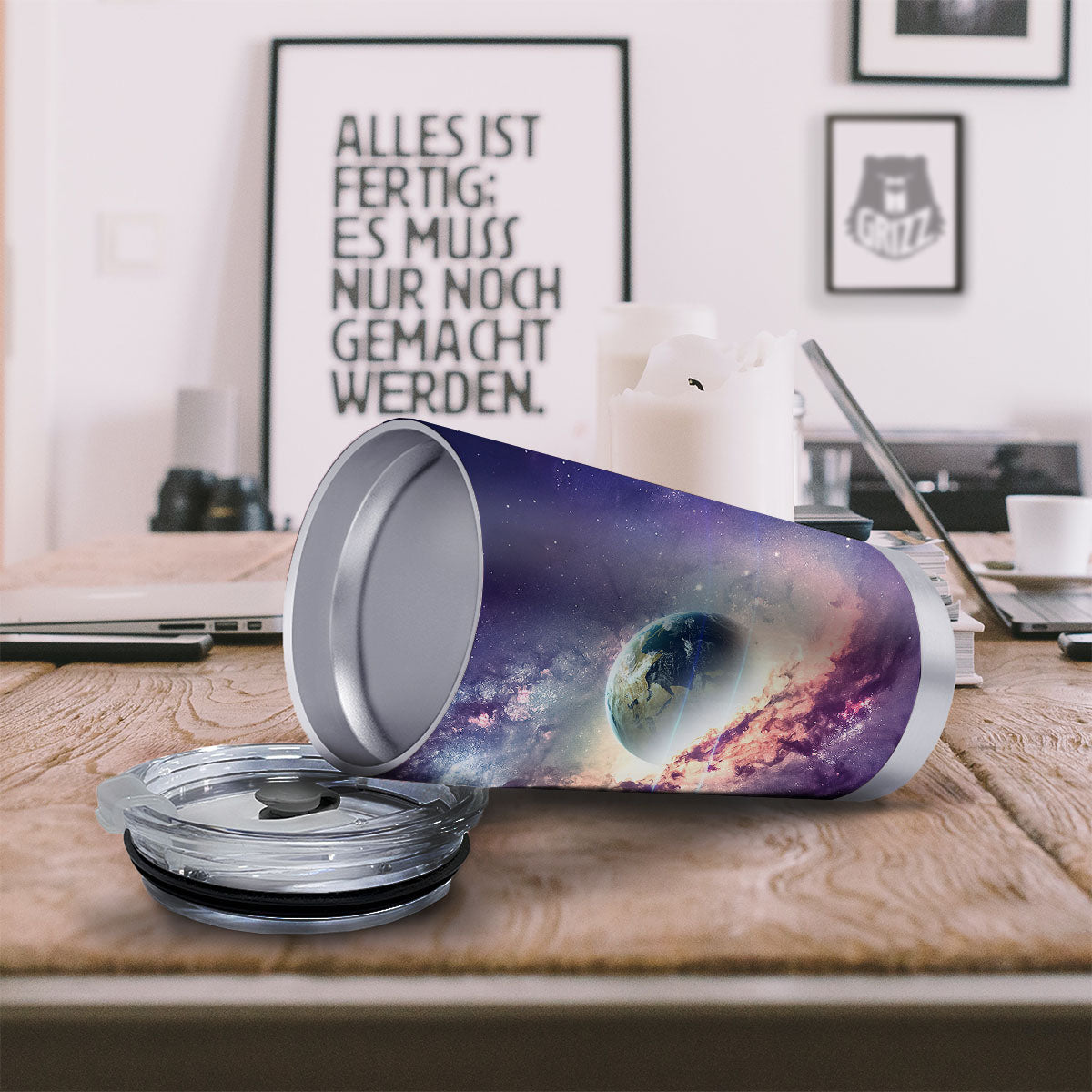 Space Endless Print Tumbler-grizzshop