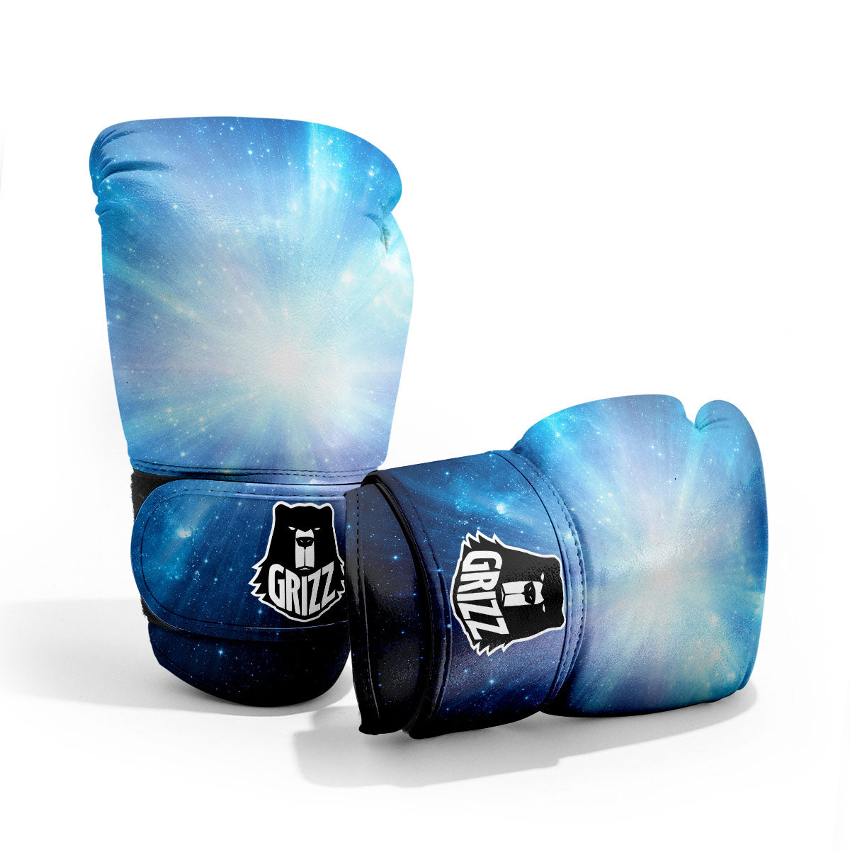 Space Light Blue Print Pro Boxing Glove