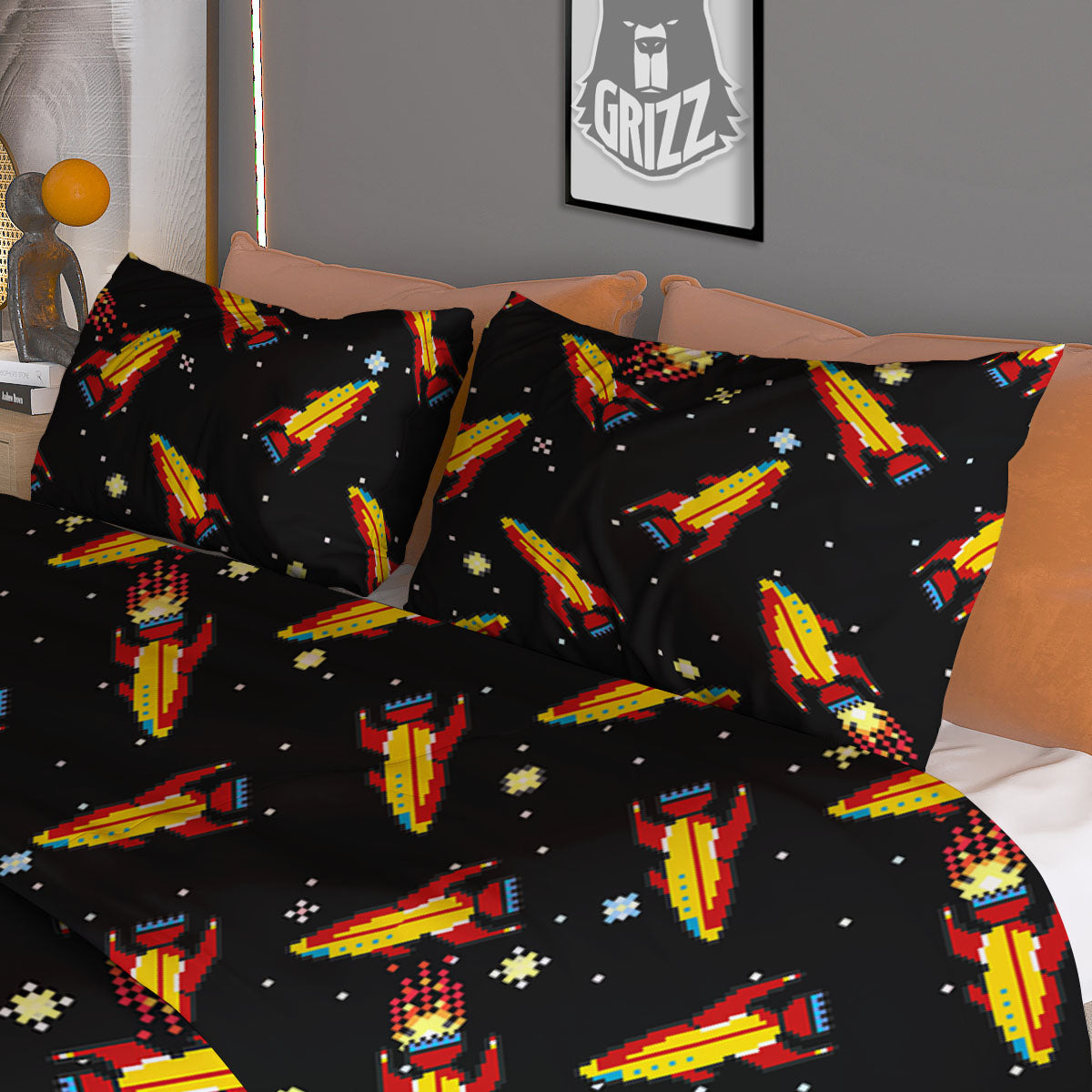 Stethoscope Sign Print Pattern Duvet Cover Bedding Set