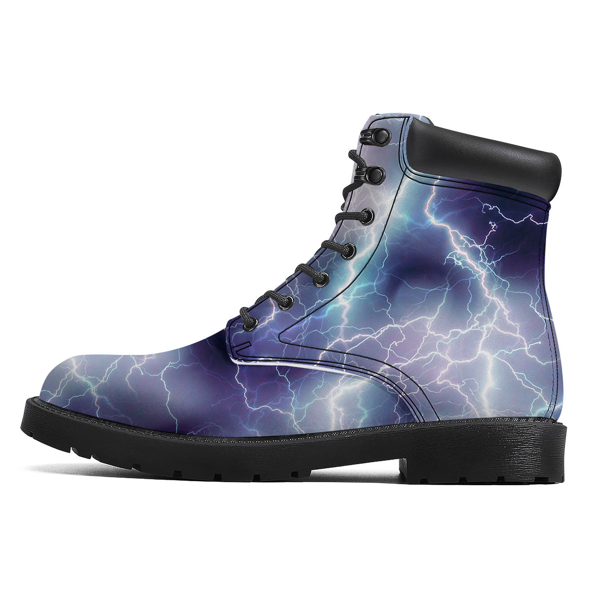 Spark Lightning Print Boots-grizzshop