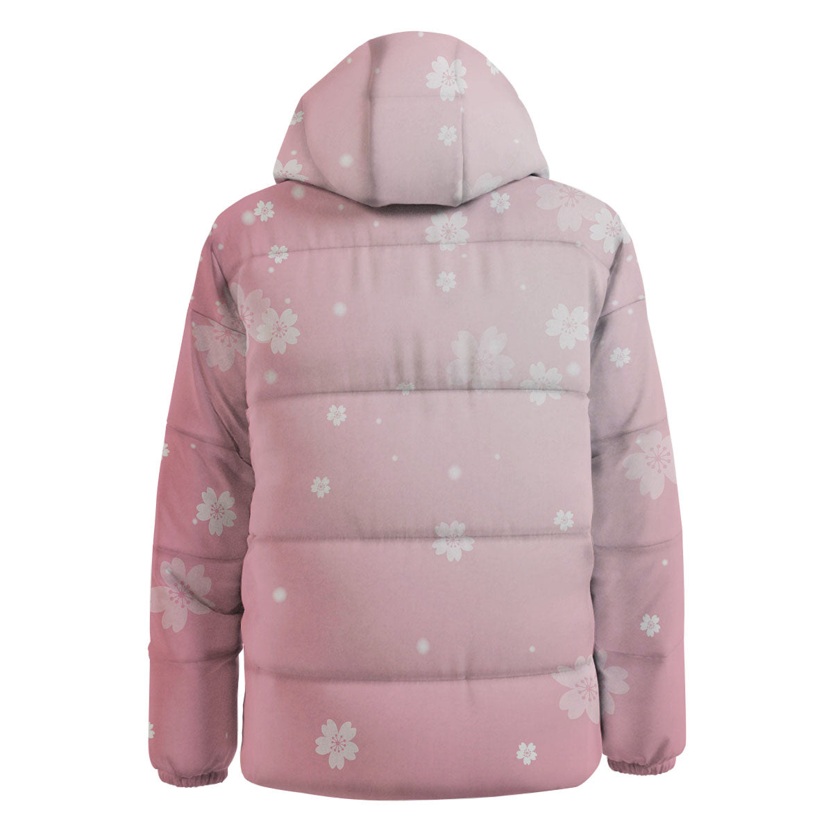 Sparkle Floral Print Down Jacket-grizzshop